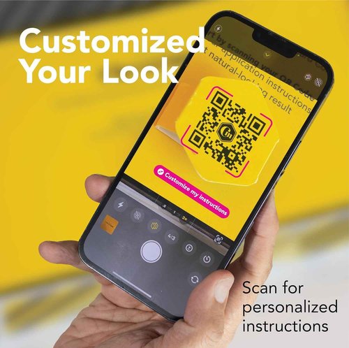 2X Pack Cleverman Hair & Beard Dye Kit for Men, All-in-One Reusable Mens Hair Color, Natural Gray Coverage, Ammonia-Free Beard Mustache Dye for Men (Auburn)