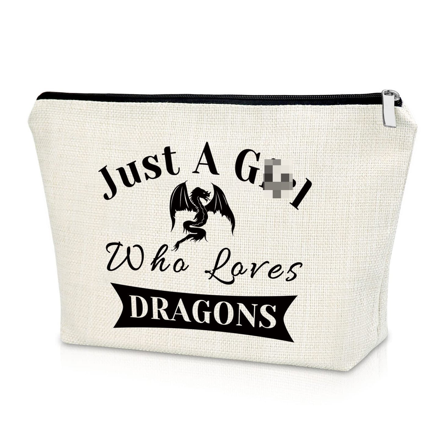 Dragon Gifts for Women Dragons Lover Gift Makeup Bag Dragon Themed Gifts Birthday Gifts for Friend Female Cosmetic Bag Sister Gifts from Sister Christmas Gifts for Her Cosmetic Travel Pouch