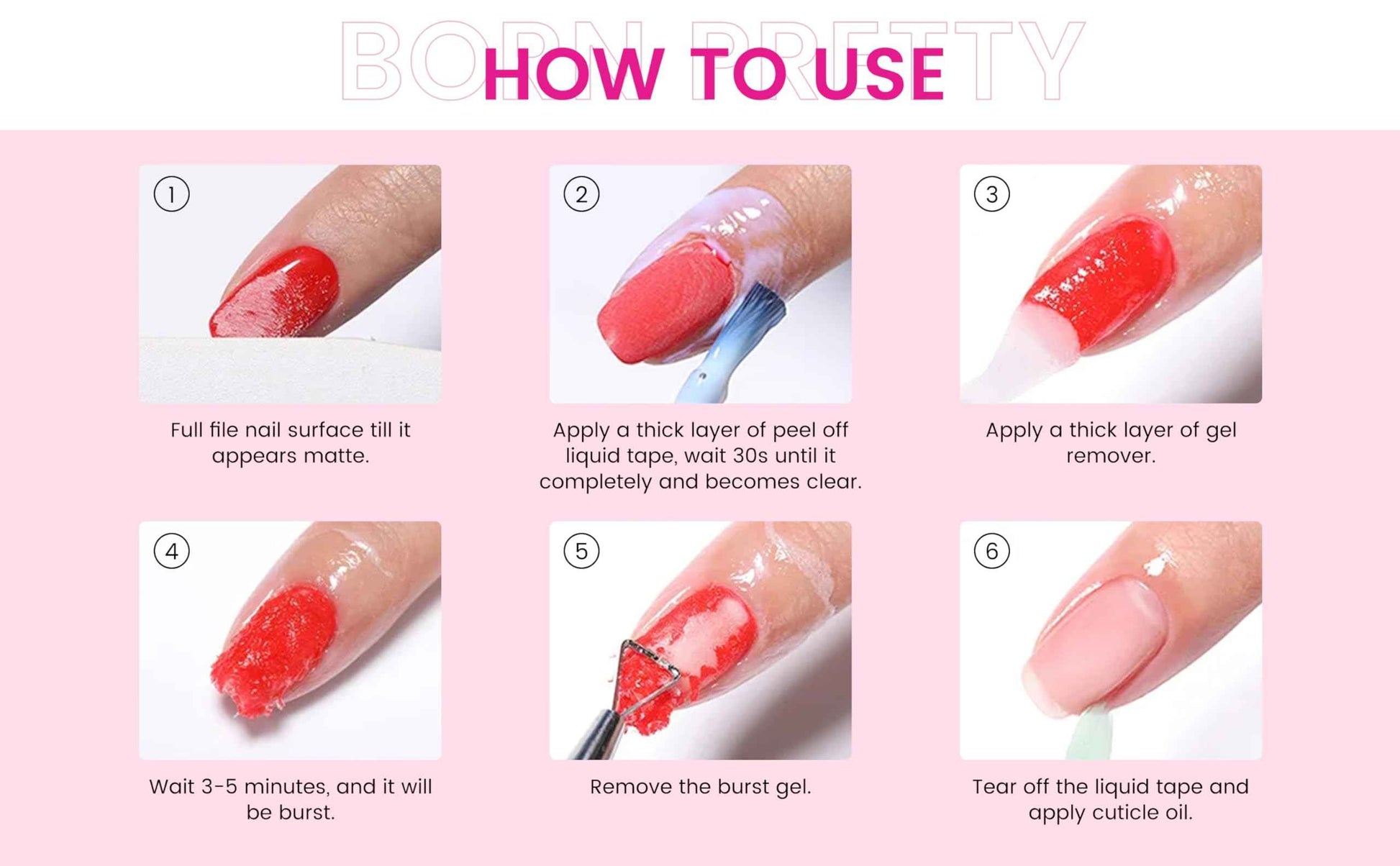 CARMEIN Gel Nail Polish Remover,Professional(12-pack), 15ml/0.5 fl oz, Liquid Formula, Paraben-free, For Natural and Long-lasting Gel Polish Removal for Nail.