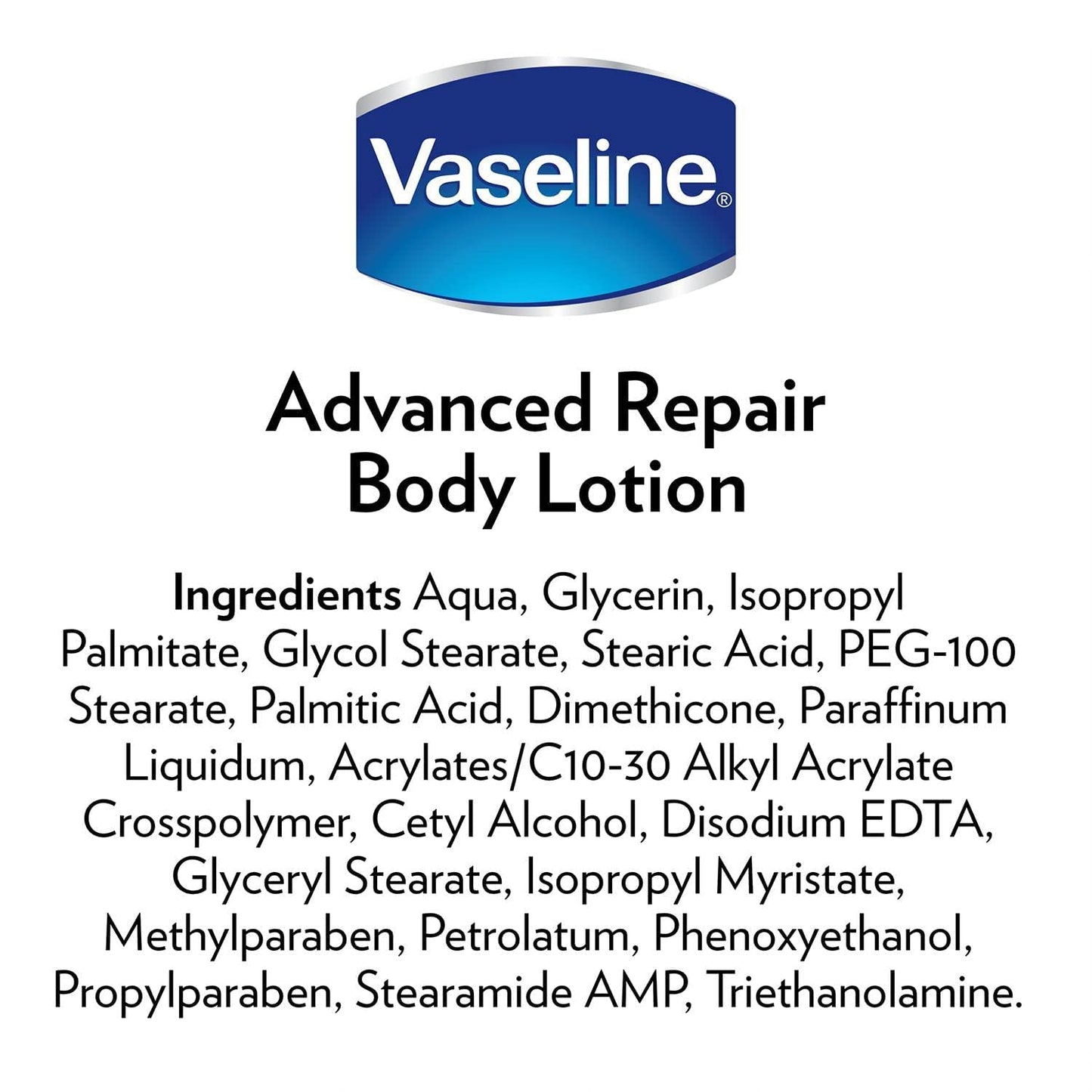 Vaseline, Intensive Care Lotion Advanced Repair - 400 ml (Pack of 2)