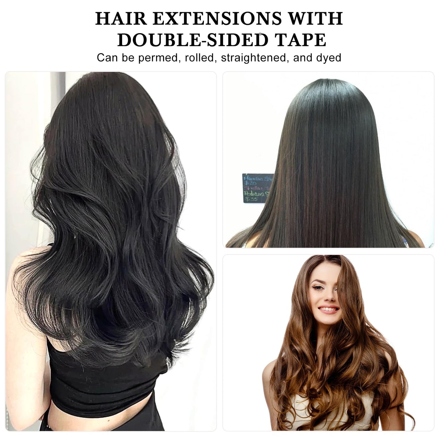 Real Hair Extensions Black Hair Extensions