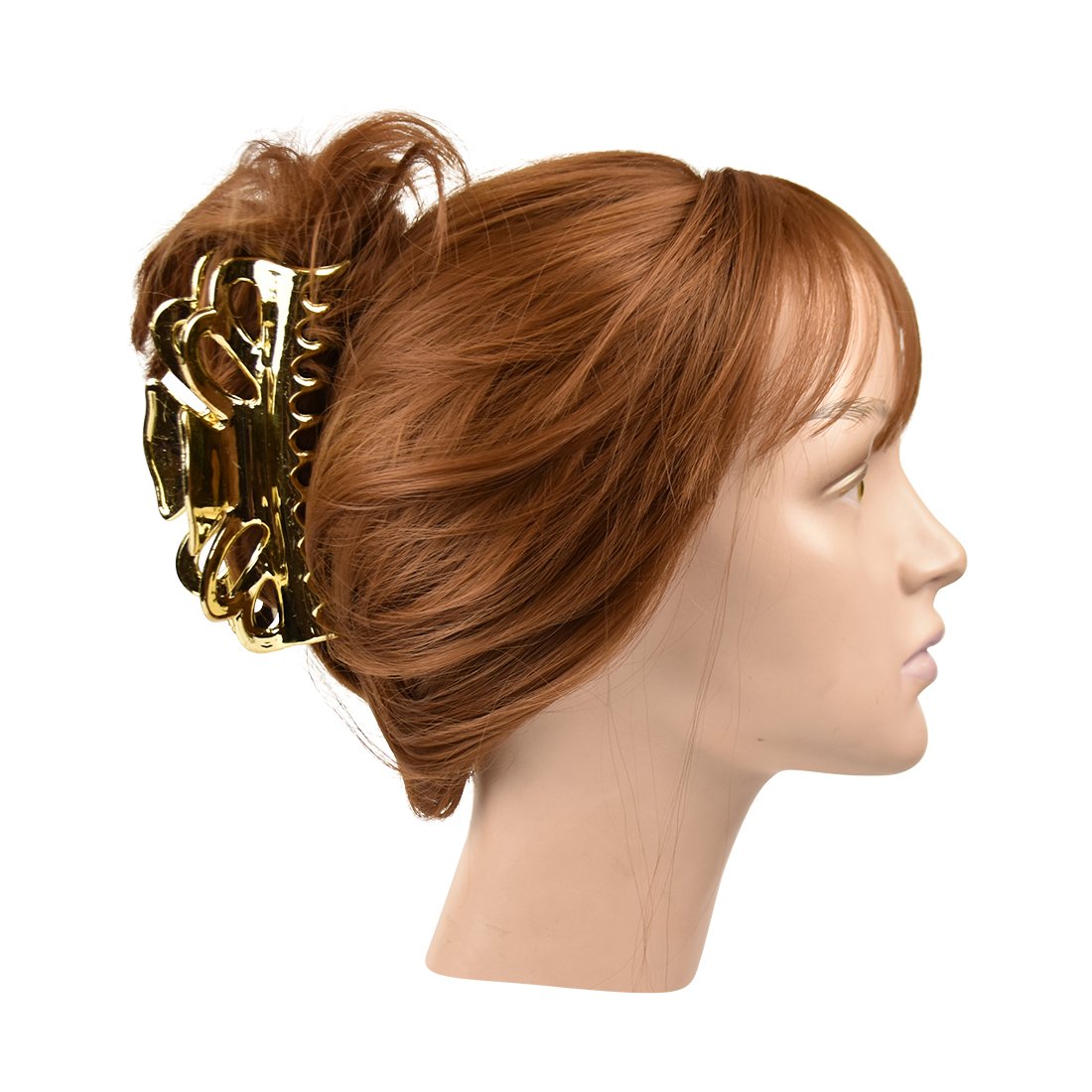 5 Inch Fashion Jaw Clip Hair Claw for Women - Gold