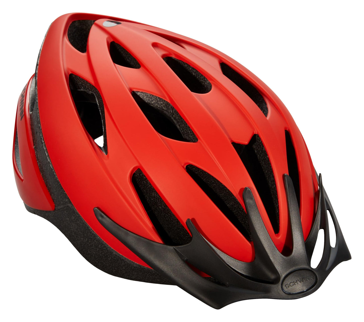 Schwinn Thrasher Bike Helmet for Adult Men Women Age 14+ with Suggested Fit 58-62cm, Lightweight with Adjustable Side and Chin Strap, No Light, Red