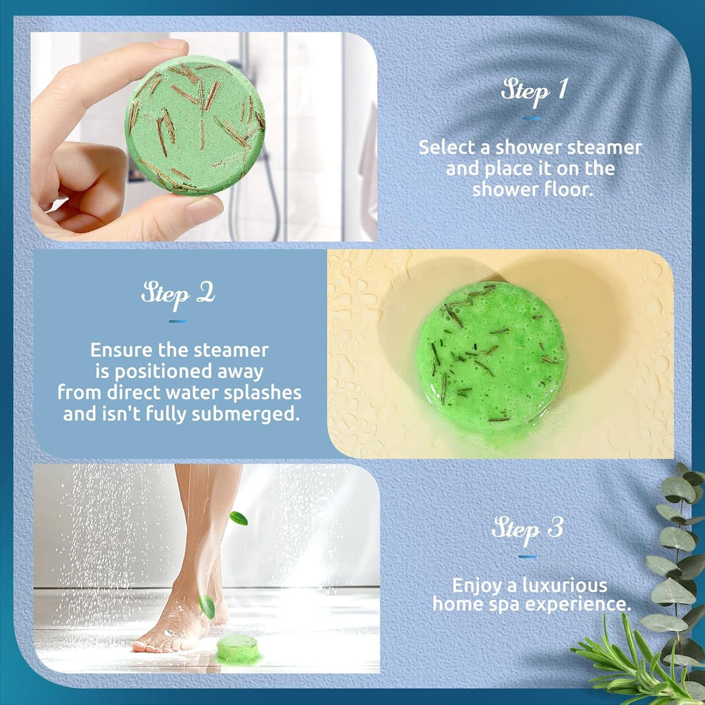 Shower Steamers Aromatherapy - 8 Pack Shower Bombs with Natural Essential Oils, Birthday Gifts for Women Self Care Relaxation Home SPA Stress Relief, Gifts for Girlfriend Teacher Womens Christmas Gift