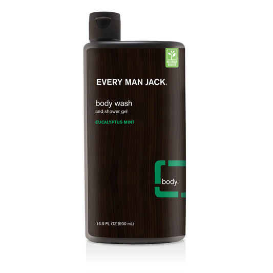 Every Man Jack Body Wash, Eucalyptus Mint 16.9-ounce