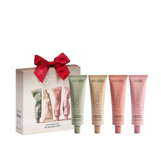 VOESH Vegan Hand Balm Holiday Gift Set - K-Beauty Korean Skincare, Deep Hydration That Lasts 24+ Hours
