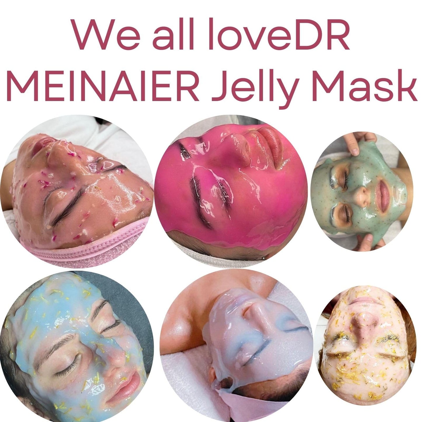 DR MEINAIER Vajacial Hydro Jelly Mask Powder for Face, Jelly Mask for Facials Professional, Jelly Facial Mask for Teens and Women. Jelly face mask. (Tea Tree)