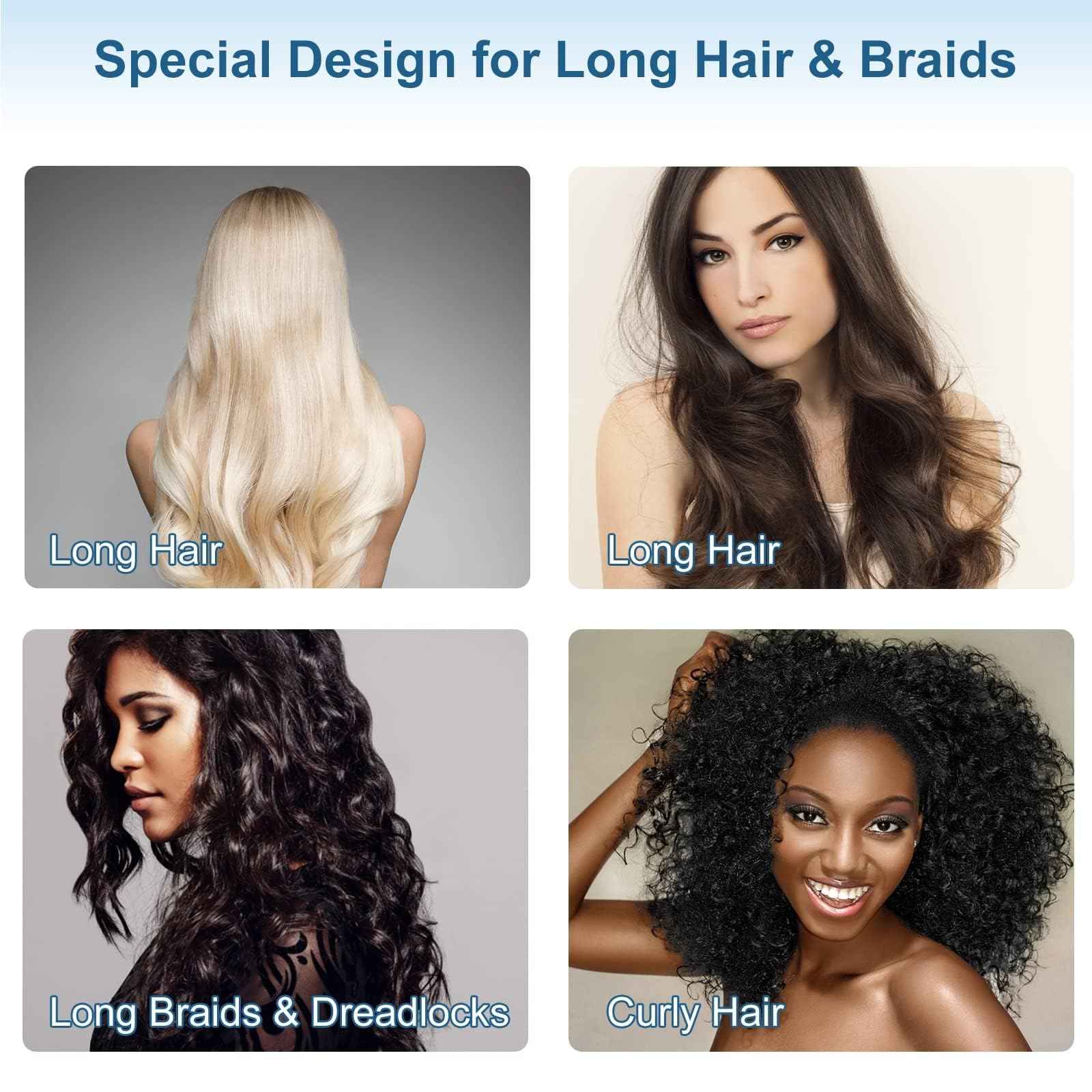 Sheomern 3 Pcs Super Jumbo Satin Lined Shower Cap for Women, Extra Large, Adjustable for Braids, Long Hair & Locs Dreadlocks