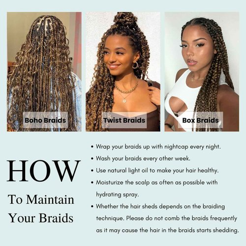 AUROO Braiding Hair P4/27 Honey Blonde Highlight Deep Wave Bulk Human Hair For Braiding 100g, 12A No Weft Virgin Ombre Brown Bundles Wet n Wavy Curly Micro Braiding Hair For Boho Knotless Braids 16 in