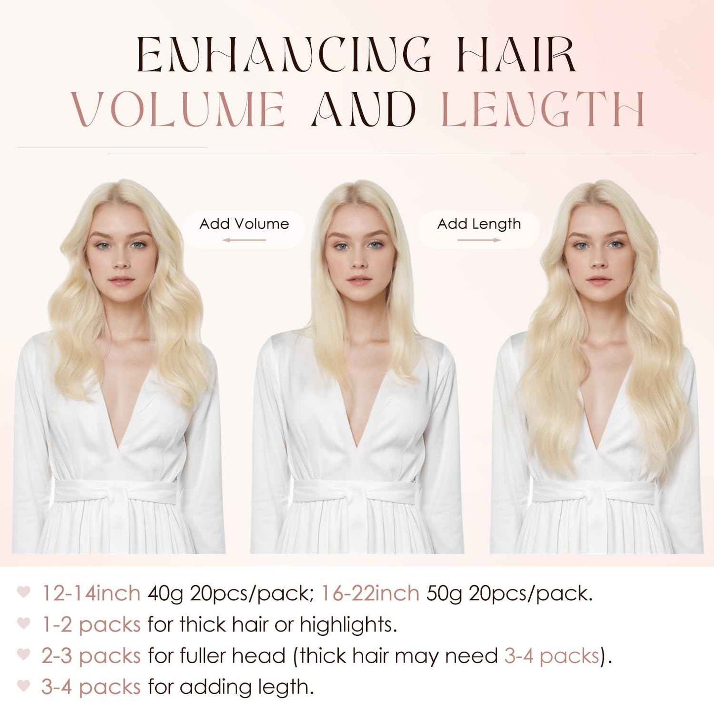 Human Hair Tape in Extensions-Double Stitched,SLEEKALON Free-cut Mini Tape ins Real Hair Extension Platinum Blonde Invisible Seamless Straight Double Side Tape Hair Extension-18 Inch,20pcs 50g,#60