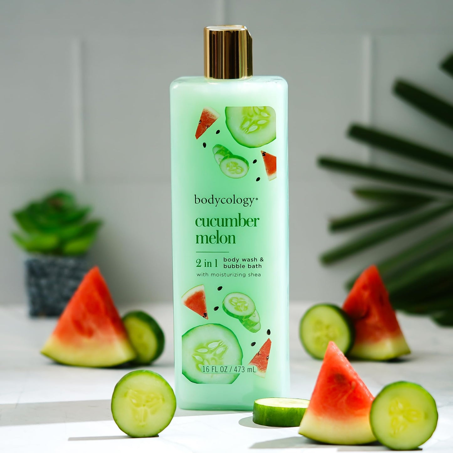 Bodycology Cucumber Melon Body Wash Women 16 oz