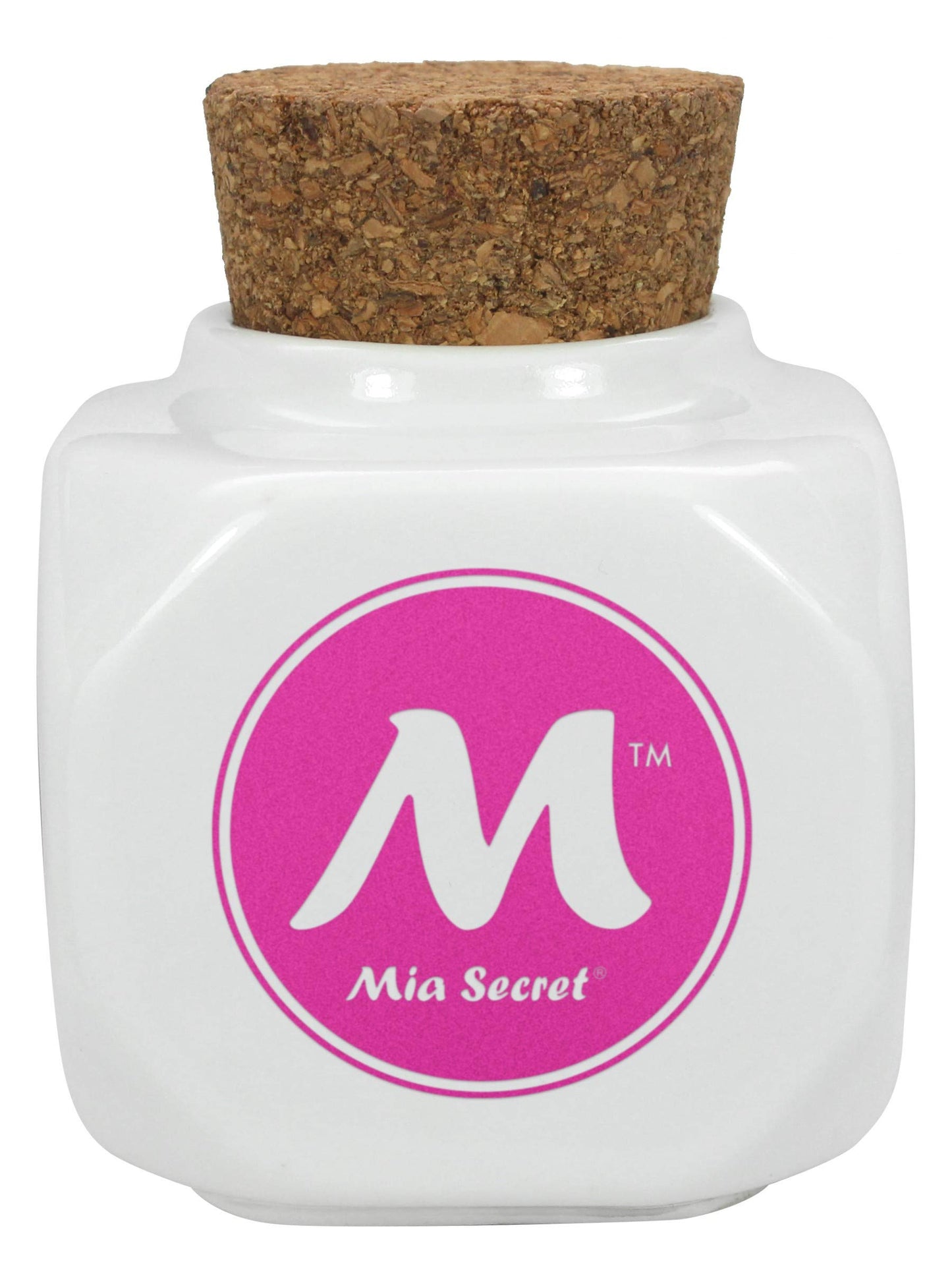 Mia Secret Acrylic Liquid Monomer 8 Oz. White Dappen Dish with Soft Wooden Cap and Dropper - Strong Adhesion, Non-Yellowing formula, MMA Free, Use for Young or Old Nails,