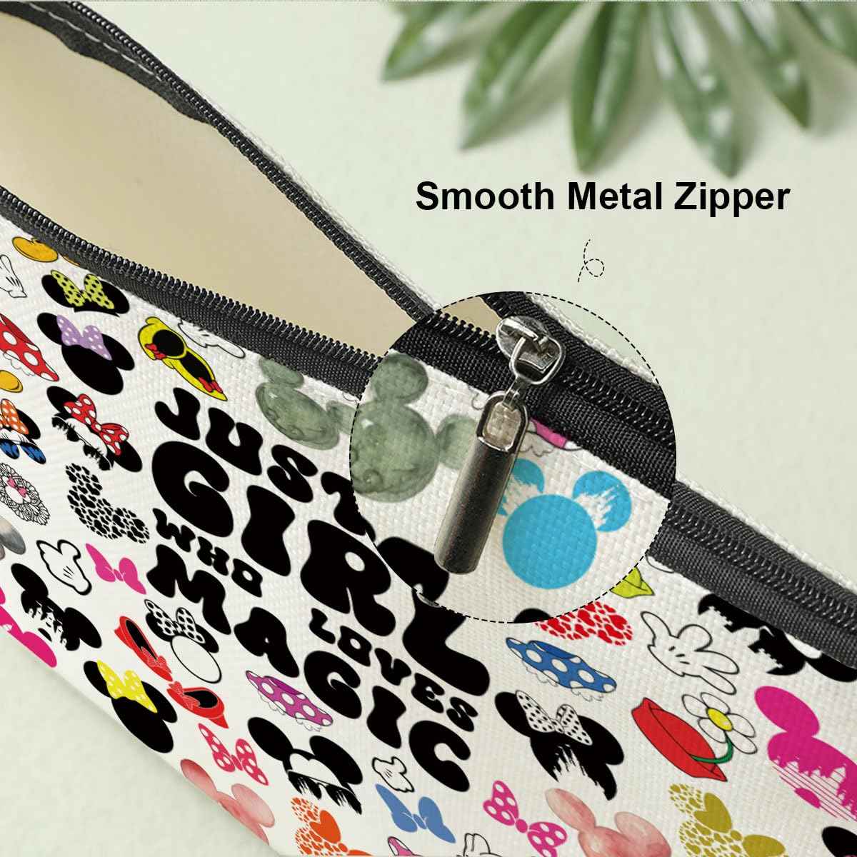 Decohim Magic Stuff Cartoon Mouse Makeup Bag Cute Mouse Themed Gifts Cosmetic Bags, Mouse Stuff for Women Girls Friend Daughter Christmas Birthday Graduation Gifts Toiletry Bag Accessories