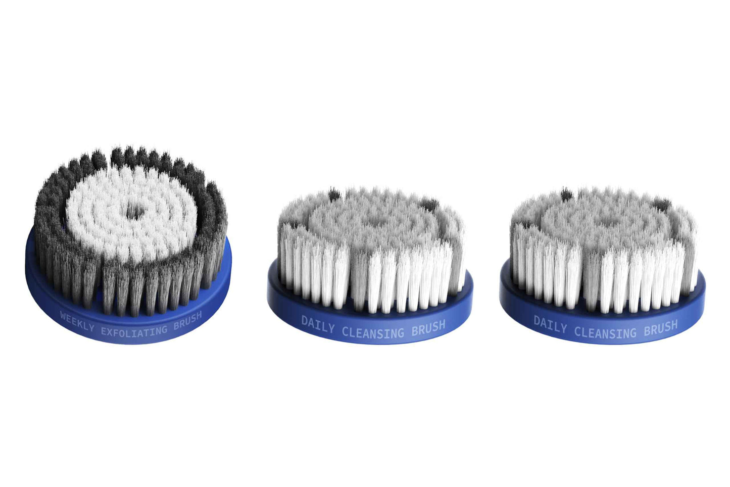 Magnetic Facial Cleansing Brush Head Dedicated to NågraCoola Clie 3.0 (Blue)