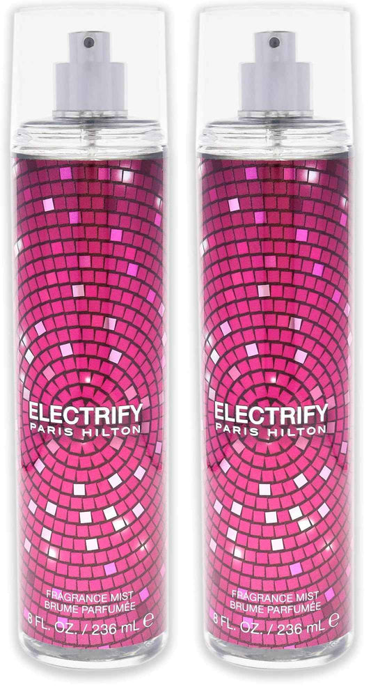 Paris Hilton Electrify Women 8 oz Fragrance Mist (Pack of 2)