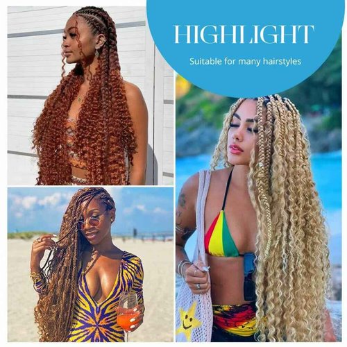 Human Braiding Hair for Boho Braids 100g 16 Inch Chocolate Brown Curly Boho Hair for Braiding Knotless 12A Deep Wave Bulk Bohemian 2 Bundles/Pack Color 4