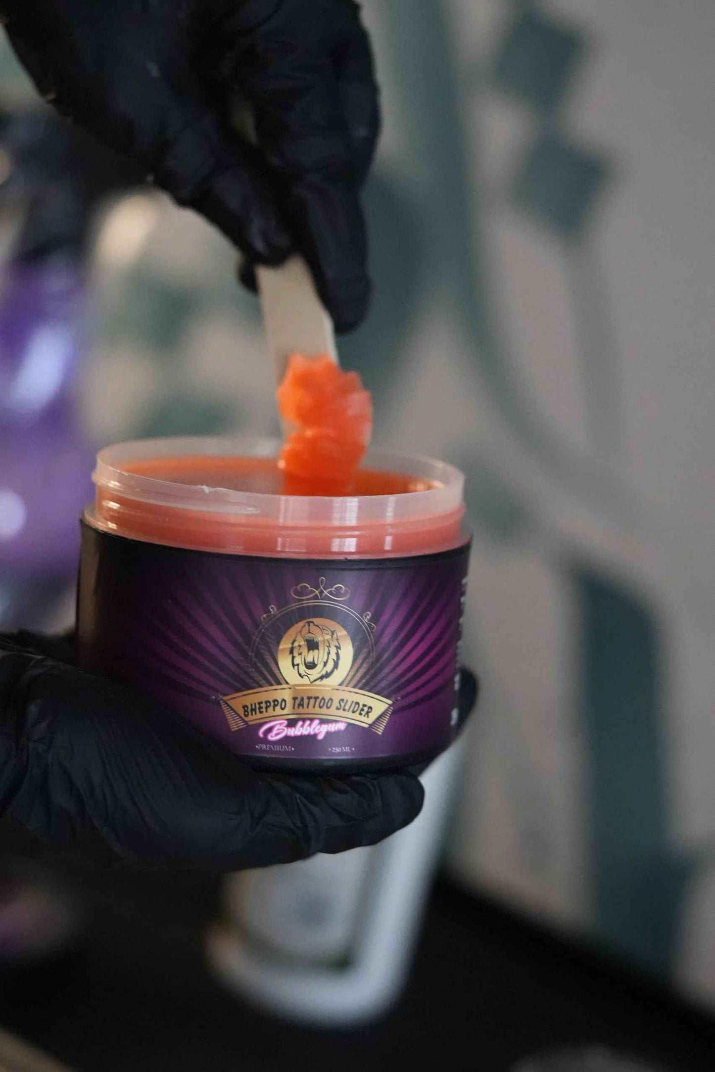 Bheppo Bubble Gum Tattoo Slider for Artists and Aftercare, Shea Butter, Essential Oils, 8.5 oz