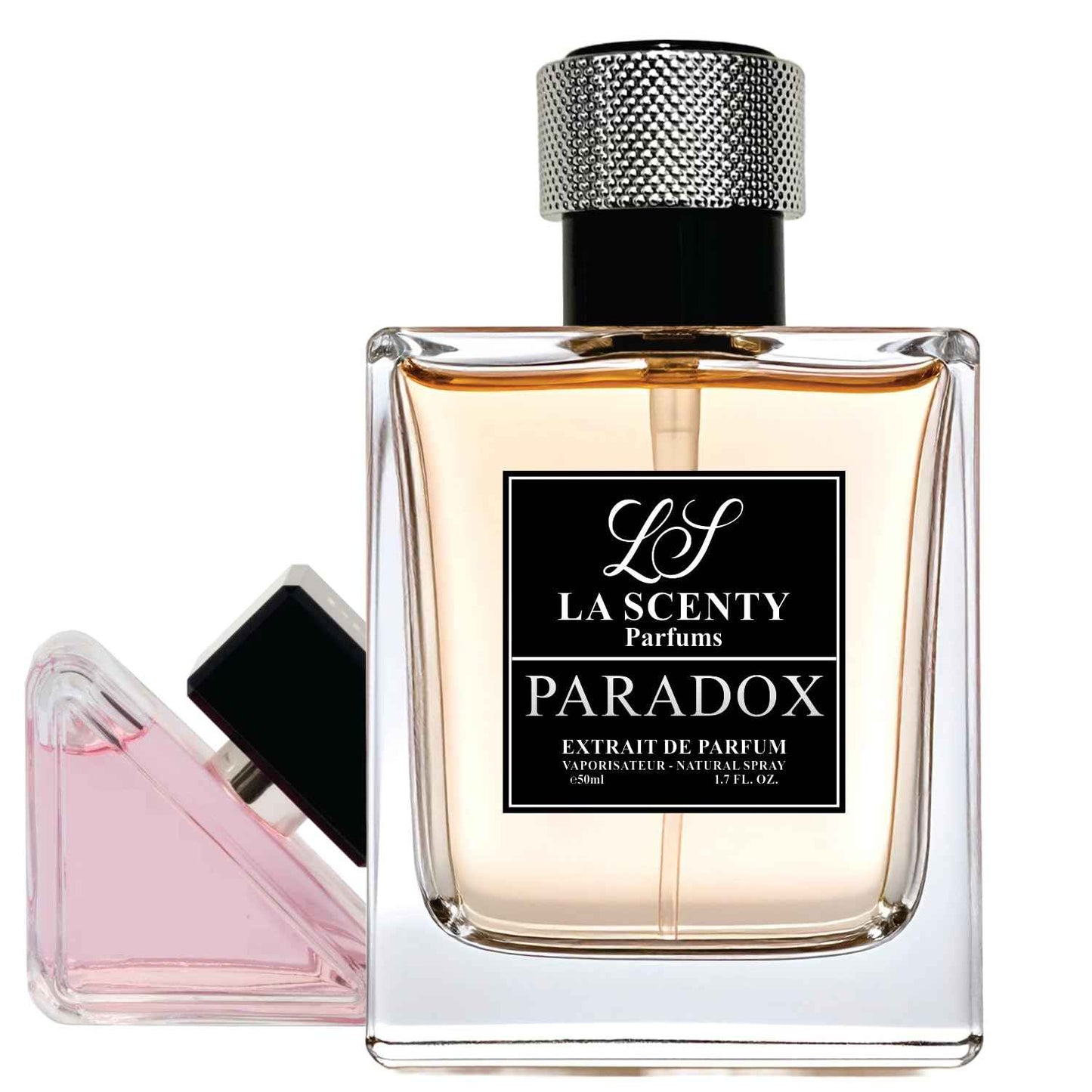 LaScenty Paradox | Comparable to PARADOXE for Women (1.7oz / 50ml) | Extrait de Parfum | Long-Lasting Soft Floral Amber Scent | Signature Feminine Luxury Fragrance