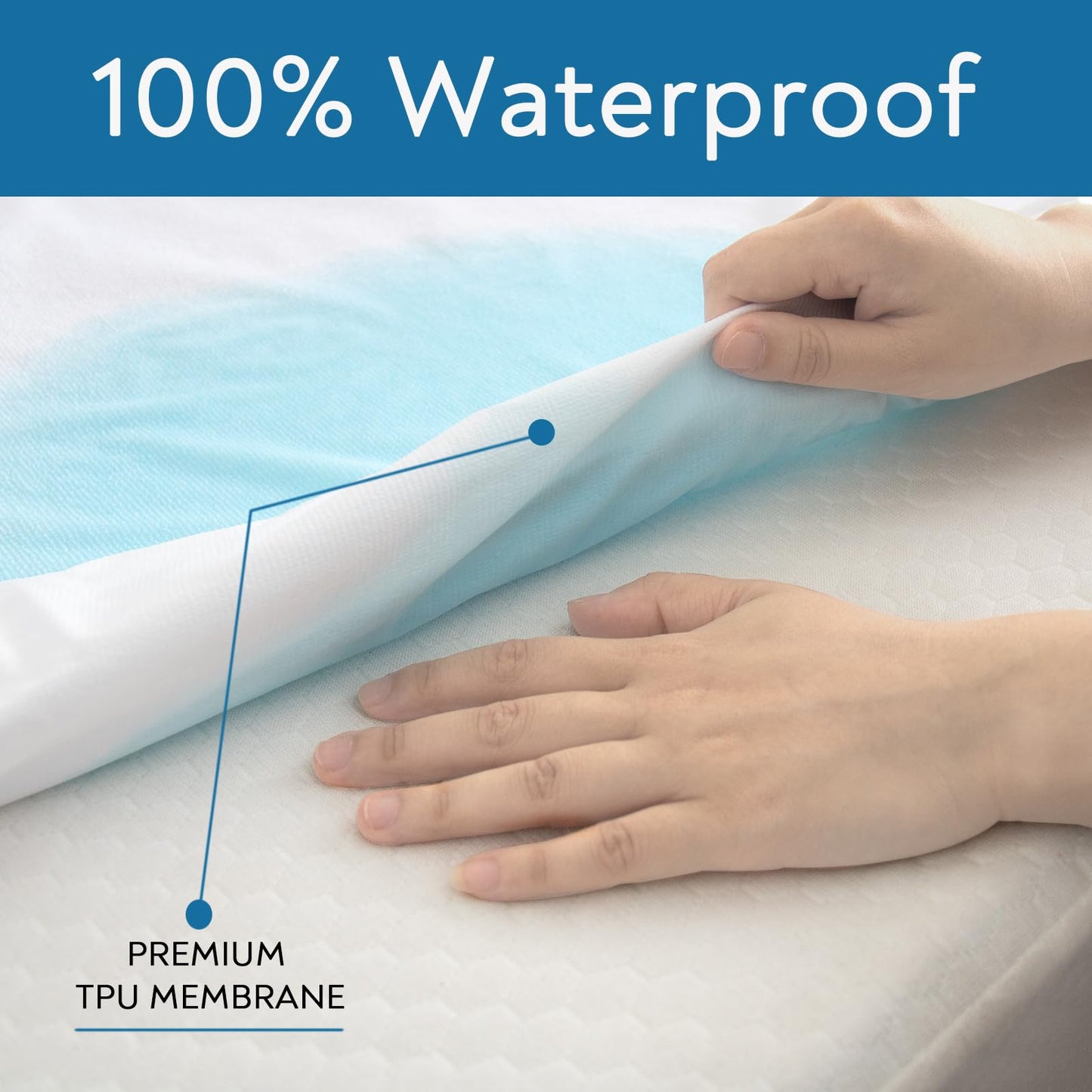 10 Pack Mattress Protector Twin Waterproof Mattress Topper Pad Cover Bed Sheets Fitted up - 14" Soft & Breathable Terry, Noiseless & Machine Washable Mattress Protector