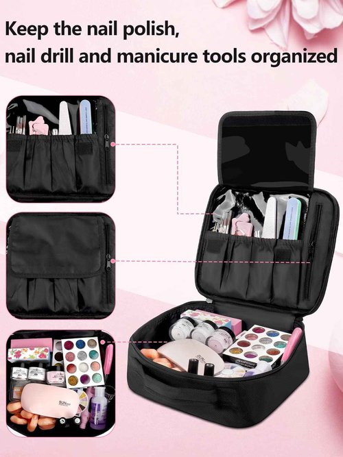 42 Colors Acrylic Nails Kits with Drill and UV Light- Acrylic Nail Powder Glitter and Monomer Liquid Kit with Nail Storage Bag, 5PCS Practice Finger