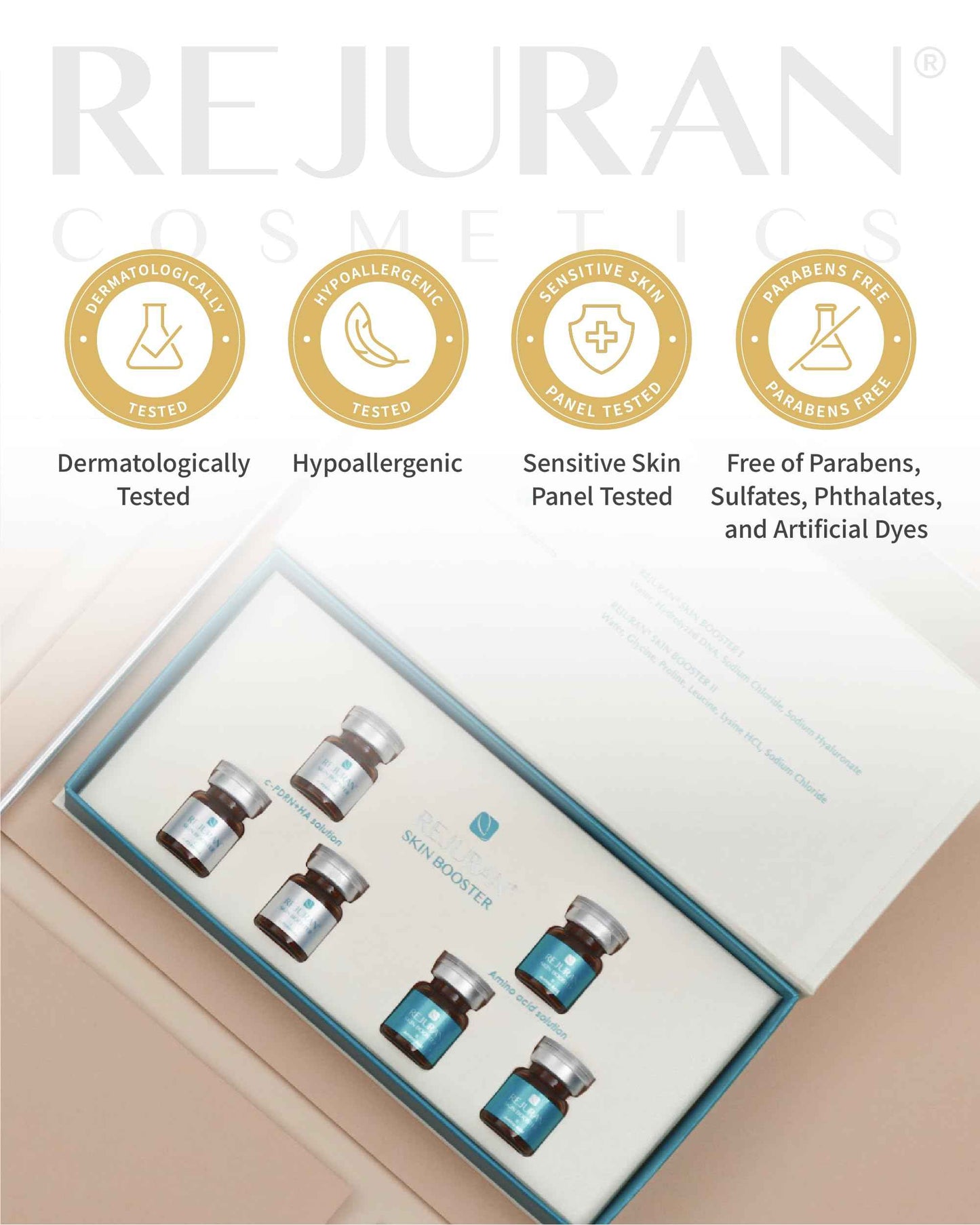 REJURAN® Dual Effect Ampoule, DOT DUAL c-PDRN® - Salmon DNA Face Serum for Deep Rejuvenation, Wrinkle Care, Firming, Skin Elasticity with Visible Anti-Aging Results. Korean Skincare (1.01 fl oz)