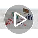 Travel Jewelry Case - Waterproof Striped Storage Box