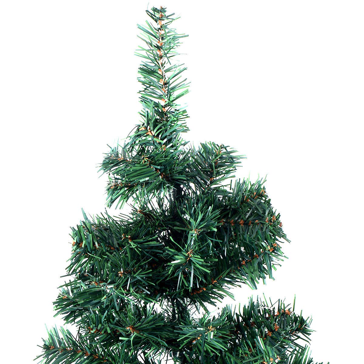 COSTWAY 6Ft Artificial PVC Christmas Tree W/Stand Holiday Season Indoor Outdoor Green