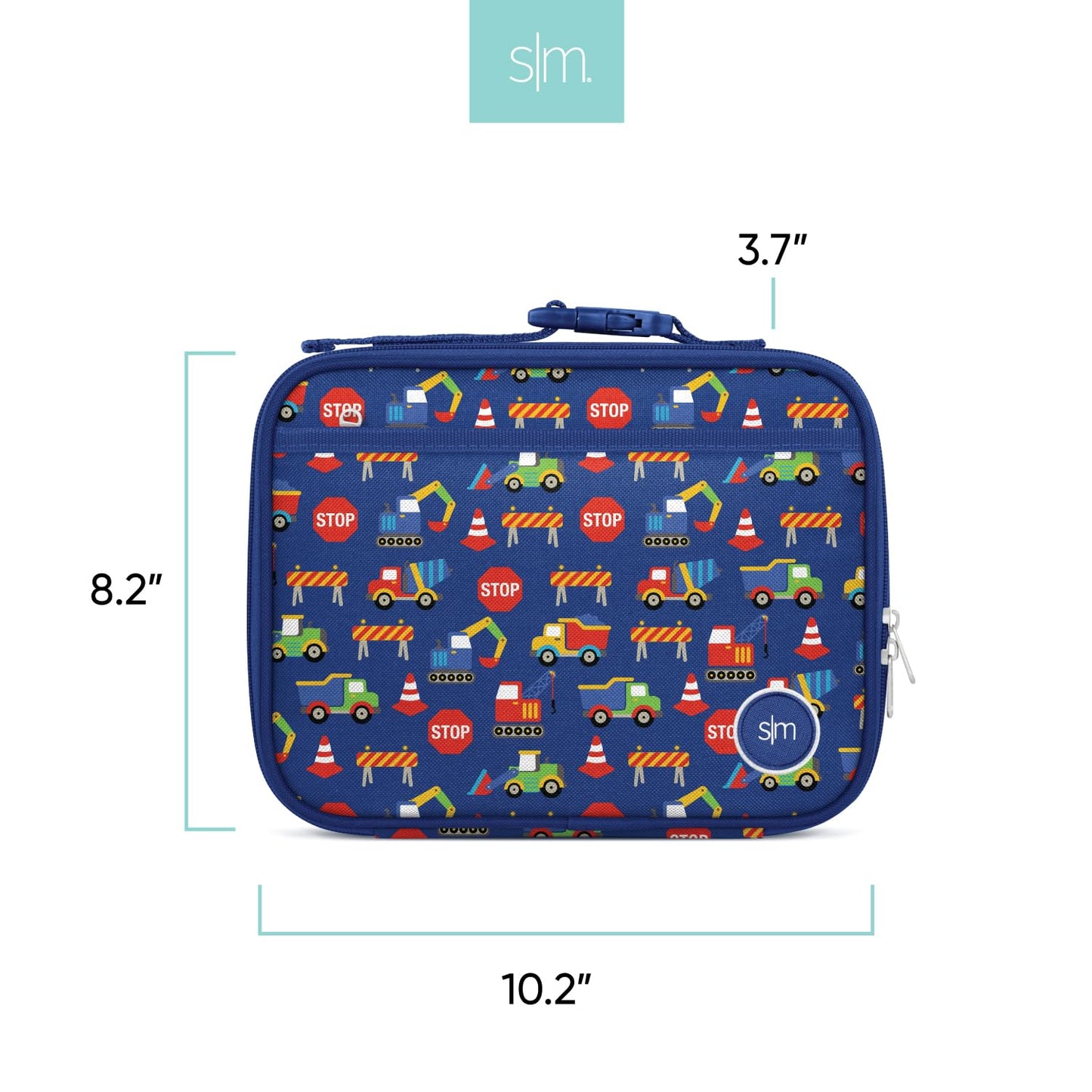 Simple Modern Kids Lunch Box for School | Reusable Insulated Lunch Bag for Toddler, Girl, and Boy | Meal Containers with Exterior & Interior Pockets | Hadley Collection | Solar System