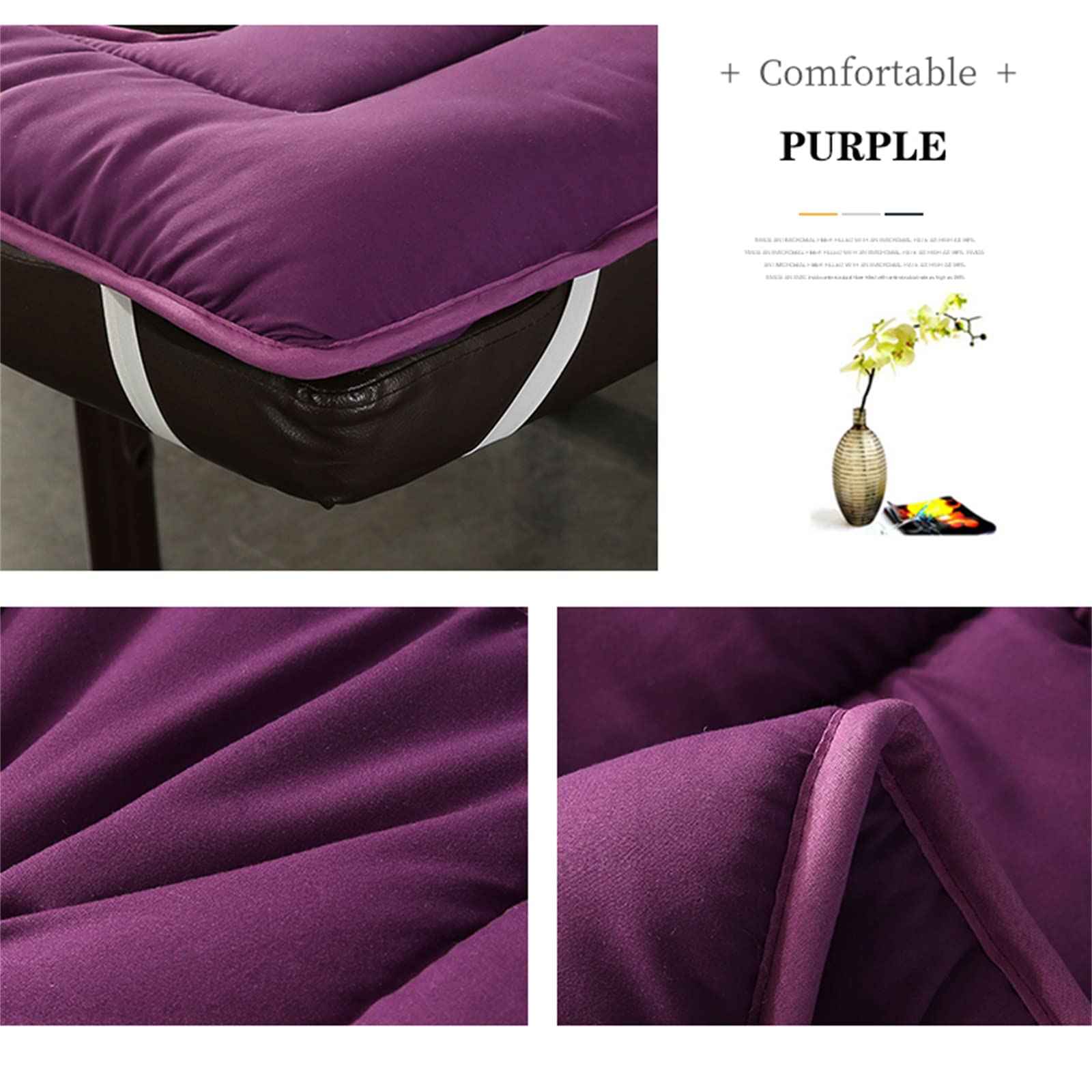 Spa Massage Table Pad & Face Cradle Set - Soft and Comfortable Thick Facial Bed and Headrest Cover 190 * 80 cm Thickened Mattress with Holes