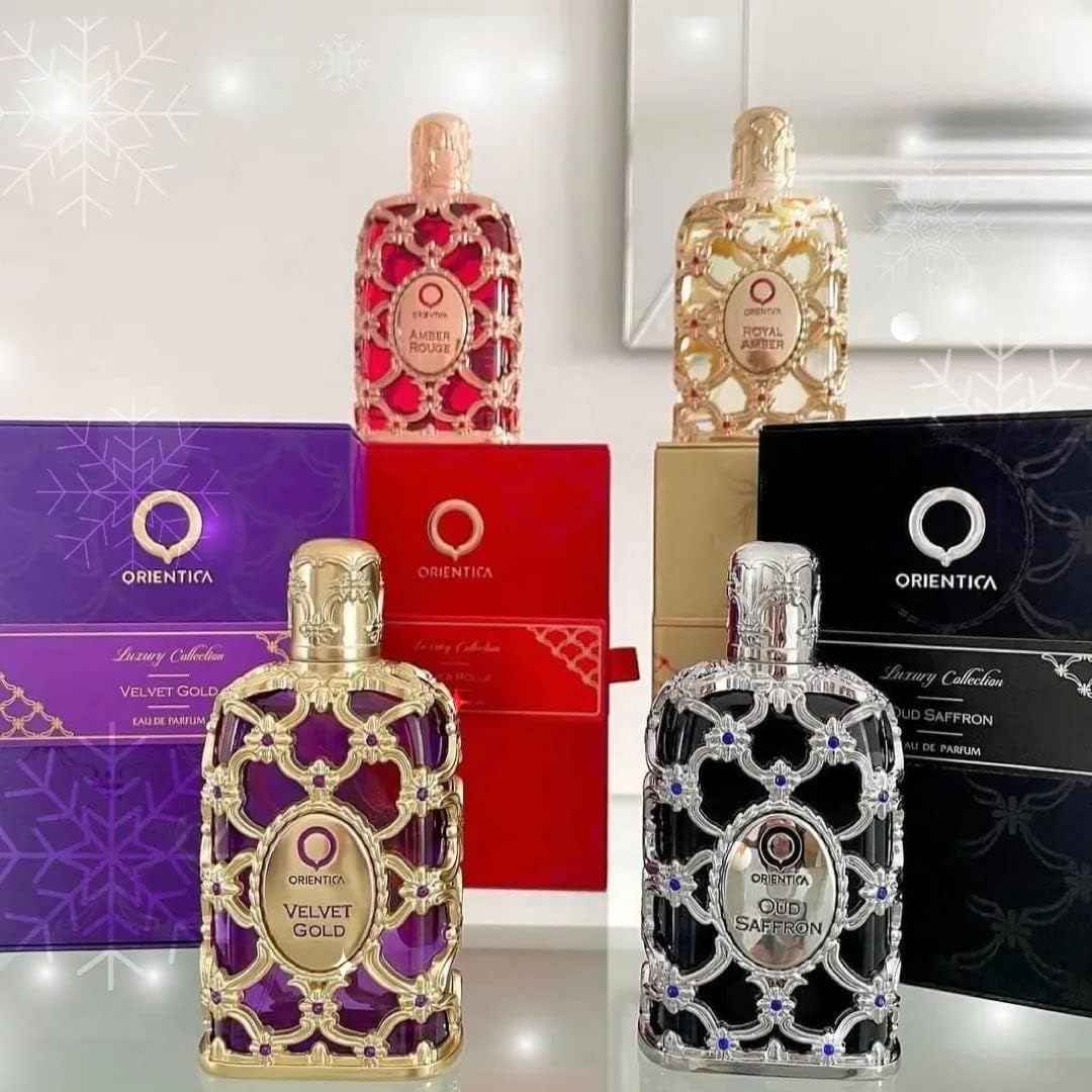 Orientica Luxury Collection Mini 5-Piece Perfume Gift Set Eau de Parfum - Arabic for Men and Women - 0.33 Fl Oz / 10ml x 5 Spray