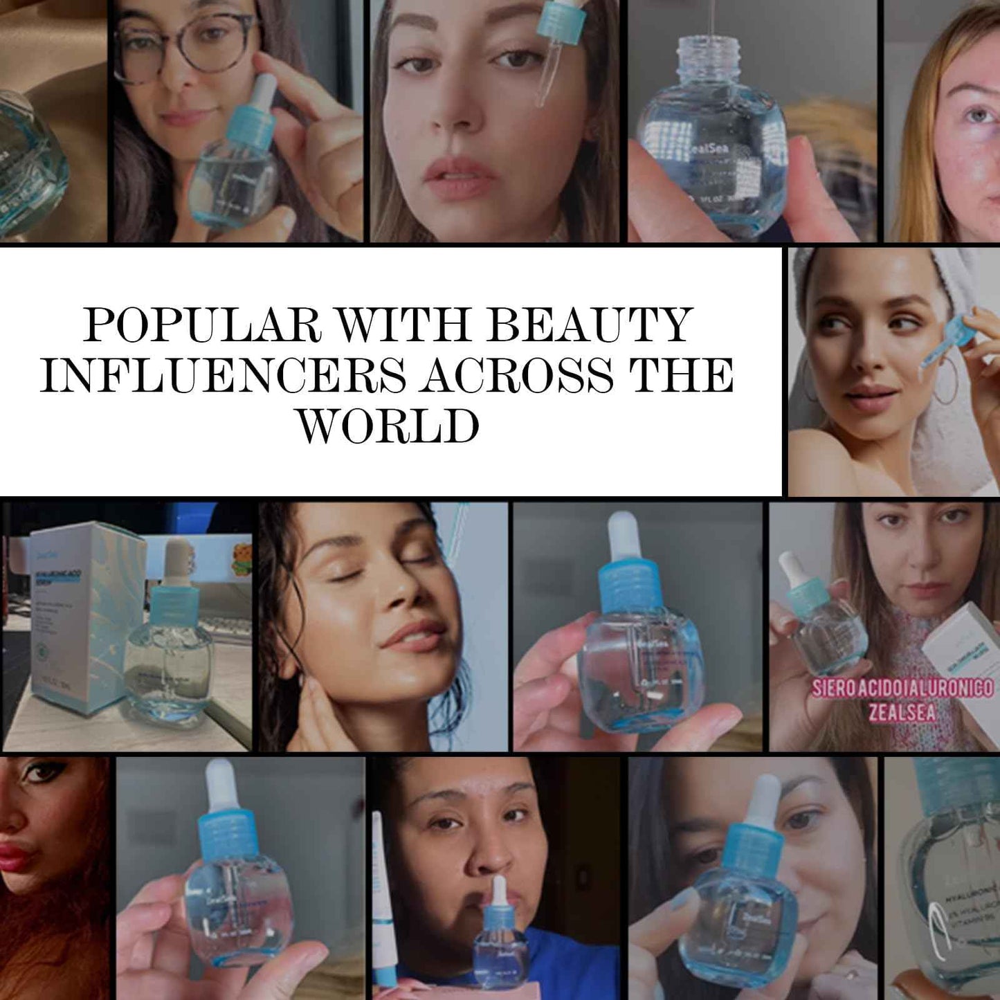 ZealSea Hyaluronic Acid Serum for Face, Hydrating Microneedling Serum, EWG Certified for Sensitive Skin, Vegan Fragrance Free Non-Comedogenic Absorb Quickly, Pure Hyaluronic Acid Anti-Aging 1 Oz*2