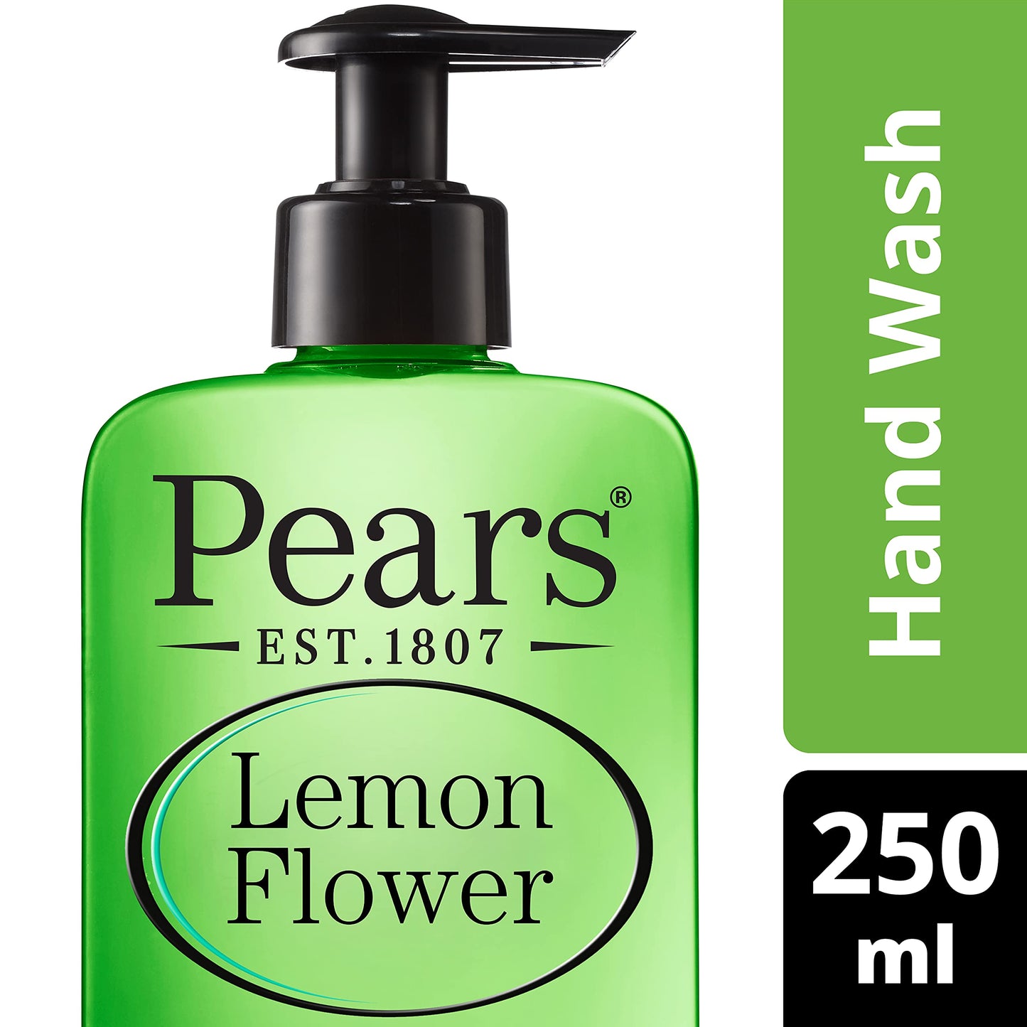 Pears Pure & Gentle with Lemon Flower Extracts Hand Wash | 98% Pure Glycerin Soap and Moisturizing Liquid Hand Soap for Dry Hands with Lemon Flower Extract | Pack of Two | 250 ML