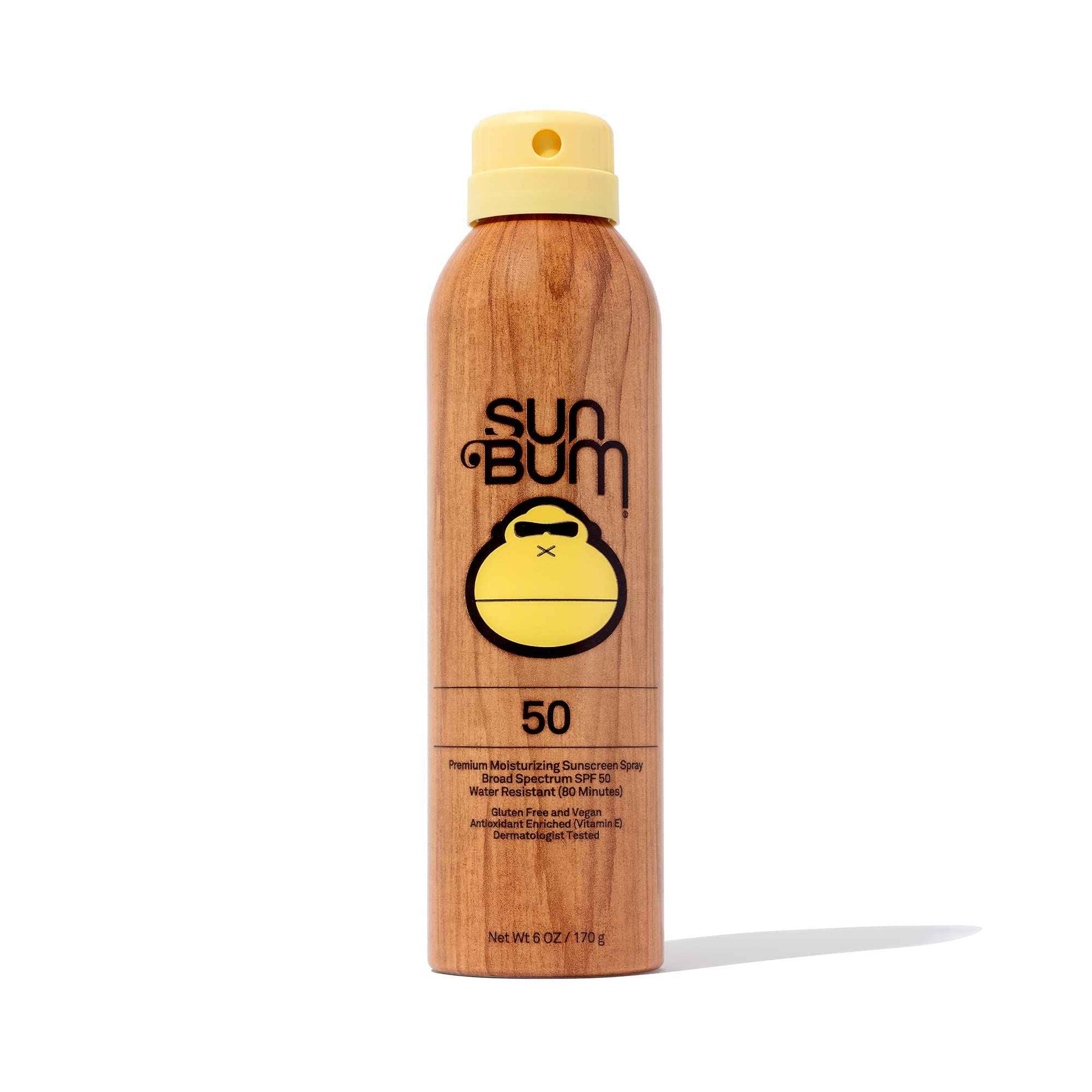Sun Bum Original SPF 50 Sunscreen Spray + SPF 30 Sunscreen Face Stick Bundle | Vegan and Reef Friendly