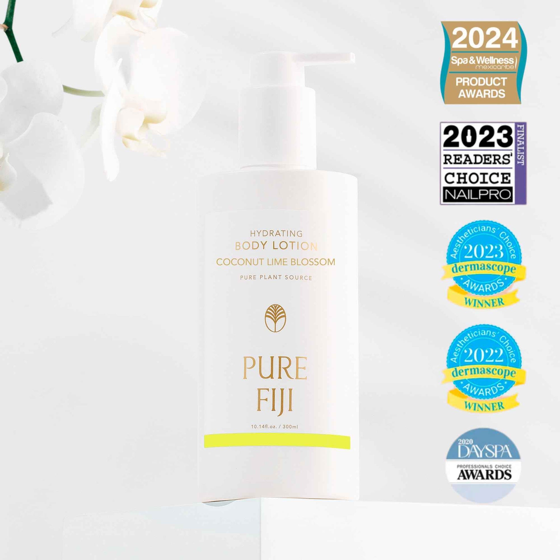 PURE FIJI Hydrating Body Lotion, Coconut Lime Blossom (10.14 Fl.Oz /300ml)