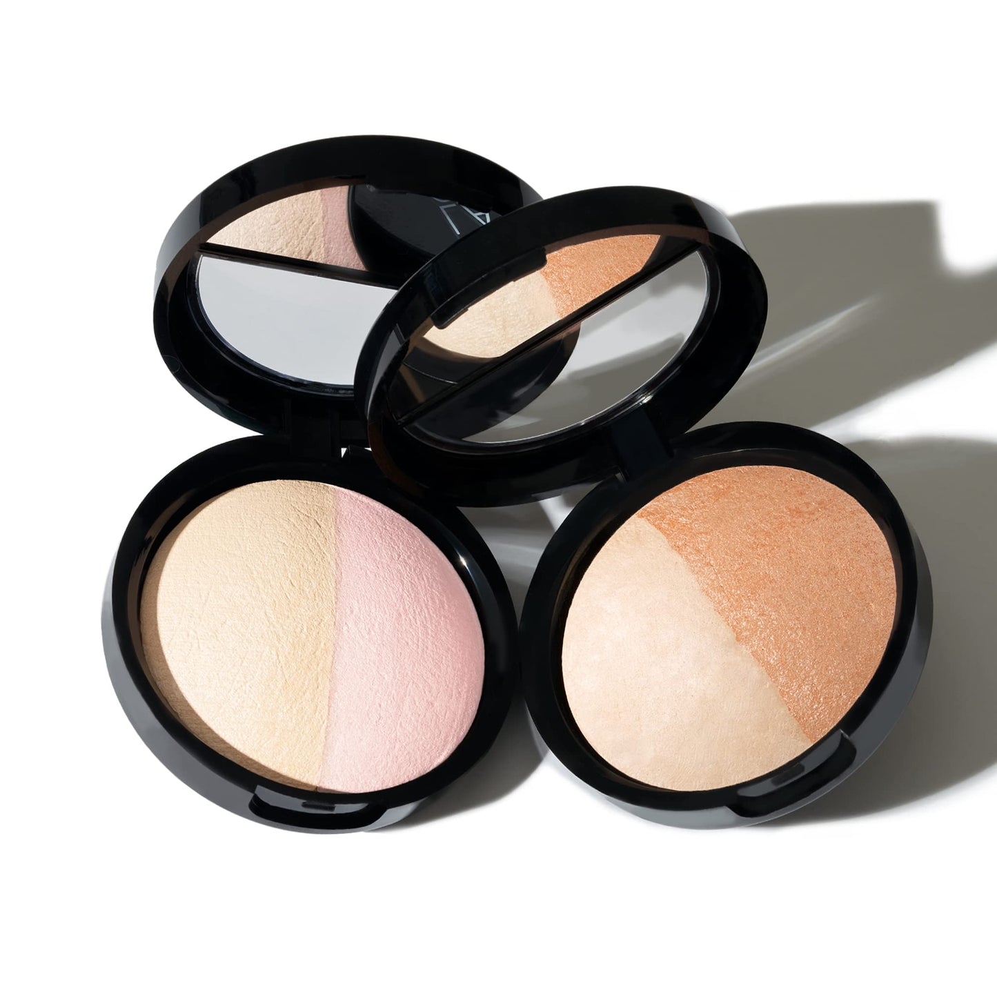 LAURA GELLER NEW YORK Baked Original Low Glow Illuminating Highlighter Duo, French Vanilla/Portofino