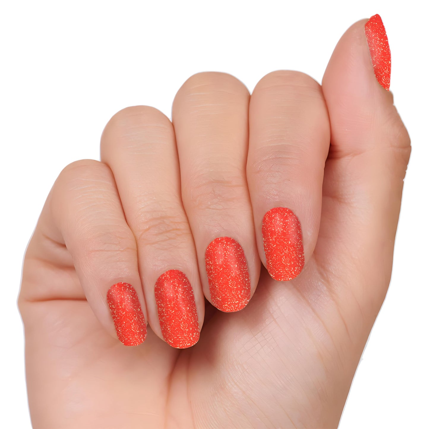 Heat Wave - Color Street Nail Strips - July 2021 Stylist Exclusive Orange FMS124