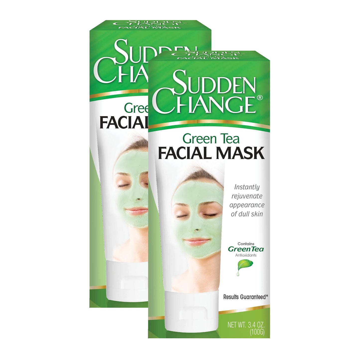 Sudden Change Green Tea Facial Mask 3.4oz by Sudden Change