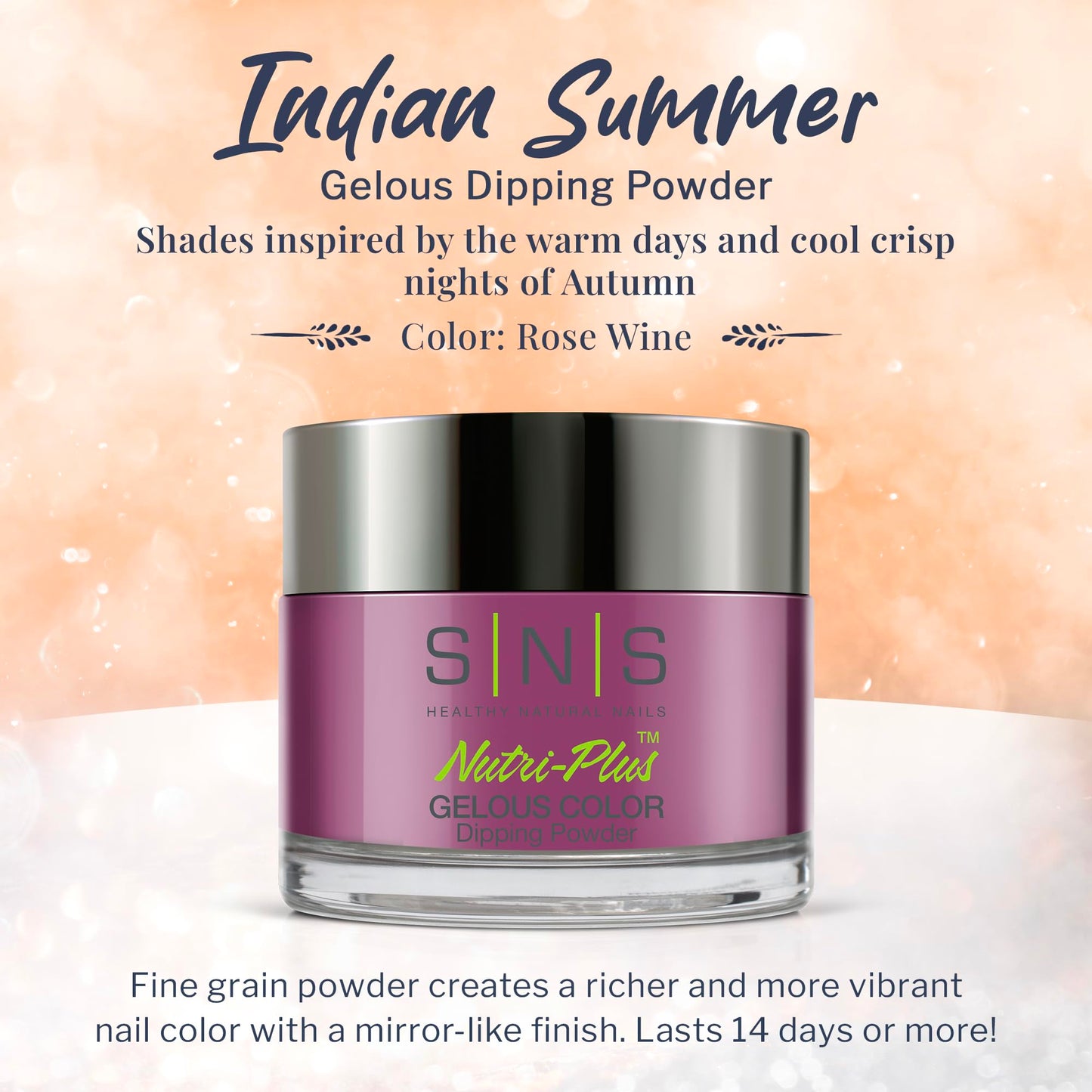 SNS Nails Dipping Powder Gelous Color - Indian Summer Collection - IS28-1oz