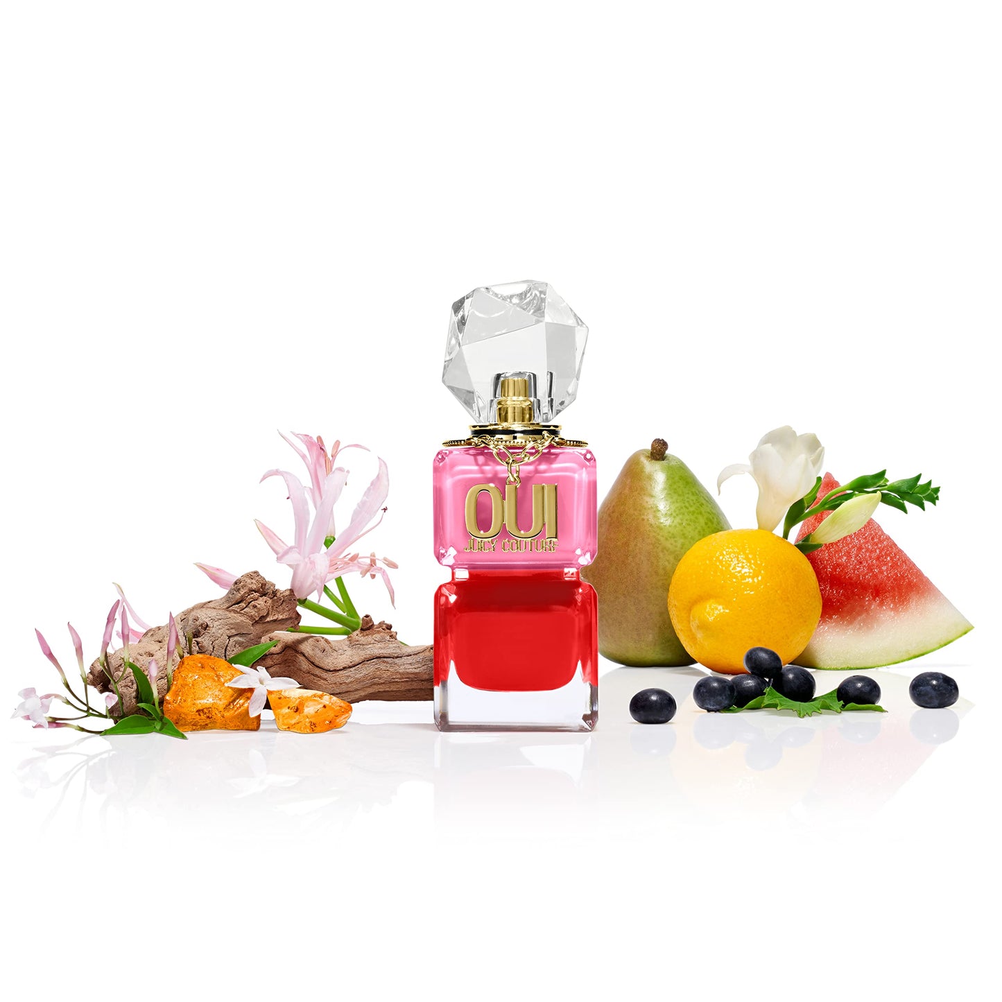 Juicy Couture, Oui Eau De Parfum, Women's Perfume with Notes of Watermelon, Jasmine & Techno Woods - Fruity & Floral Perfume for Women, EDP Spray, 3.4 Fl Oz