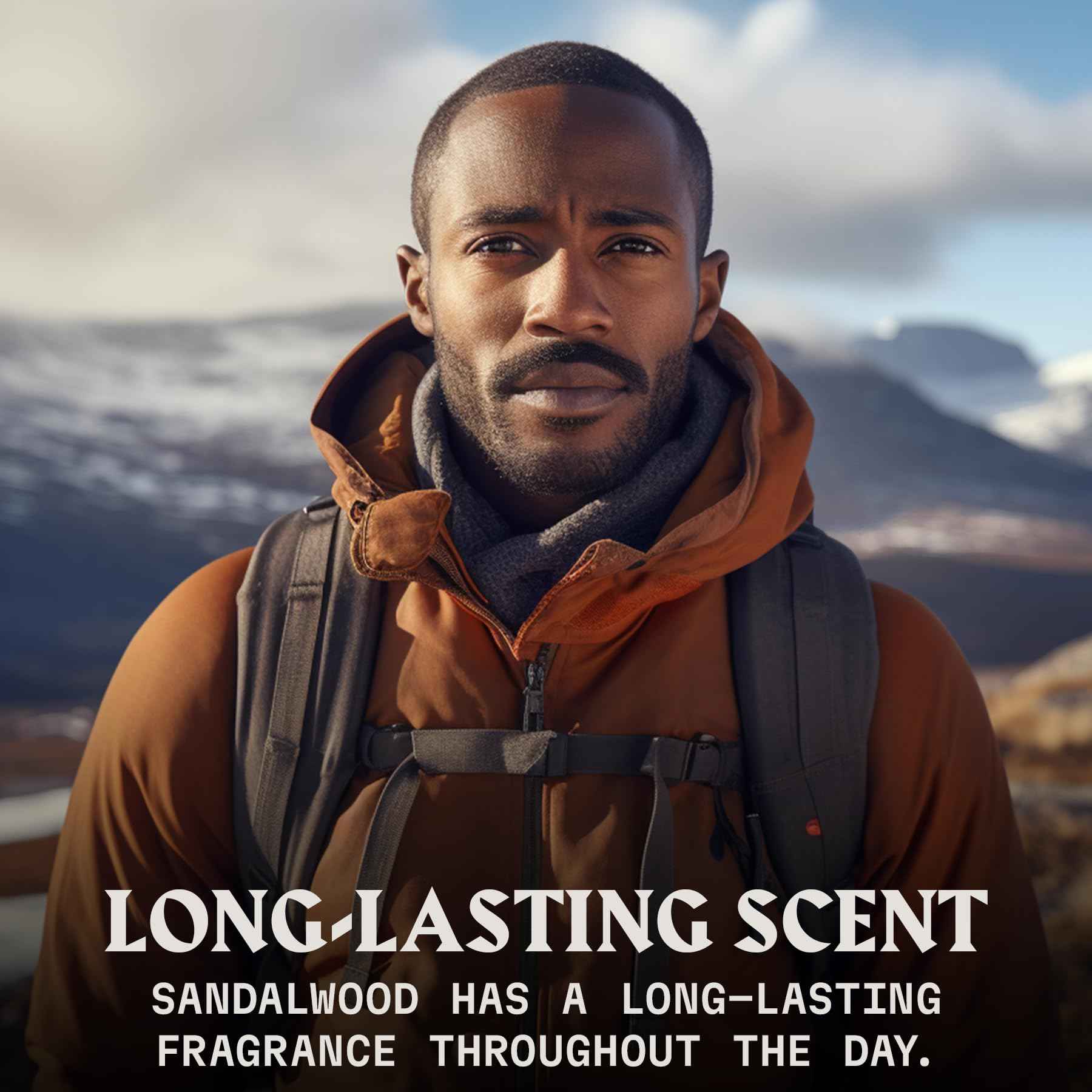 Striking Viking Beard Growth Oil with Biotin - 2 fl oz, Pack of 2, Sandalwood - Deep Conditioning with Argan & Jojoba Oil - Thickens & Nourishes for Beard Growth - Fast-Absorbing