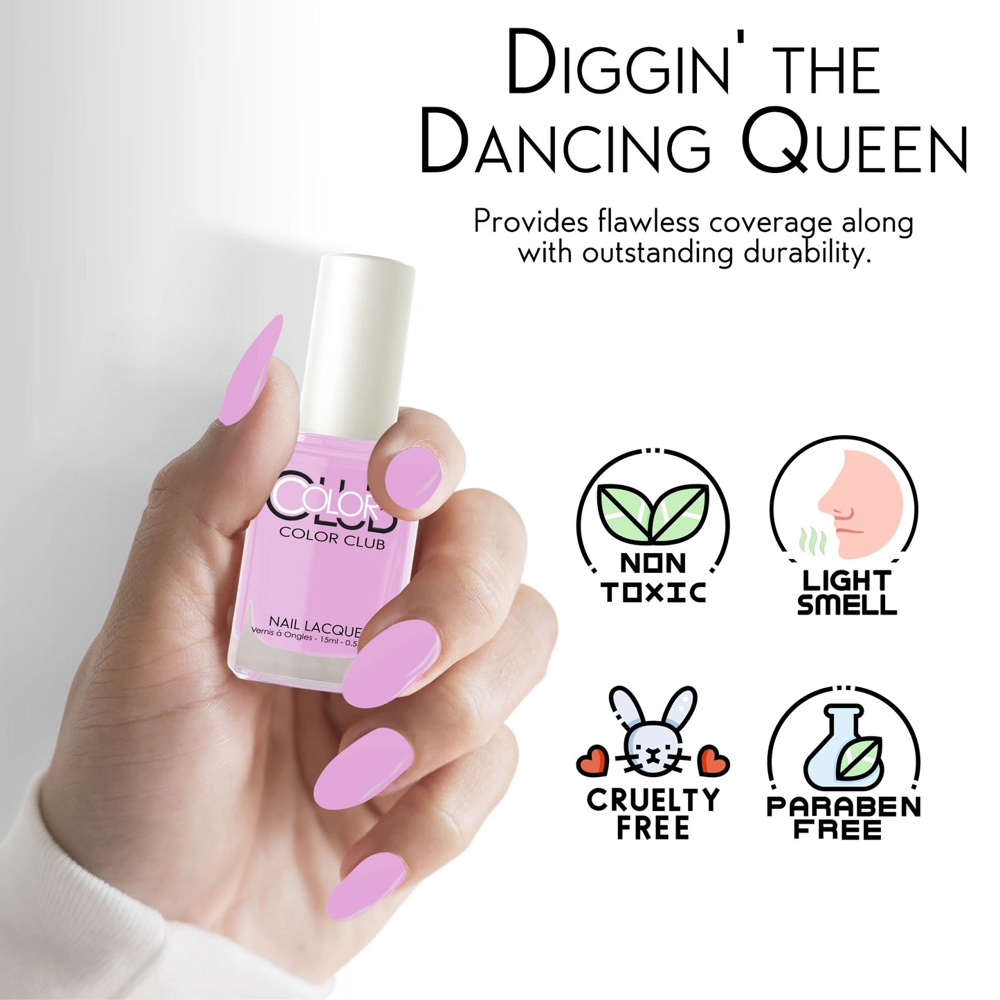 Color Club Diggin' The Dancing Queen Nail Lacquer .5 Fl Ounce - 15 Ml, 0.5 fluid_ounces