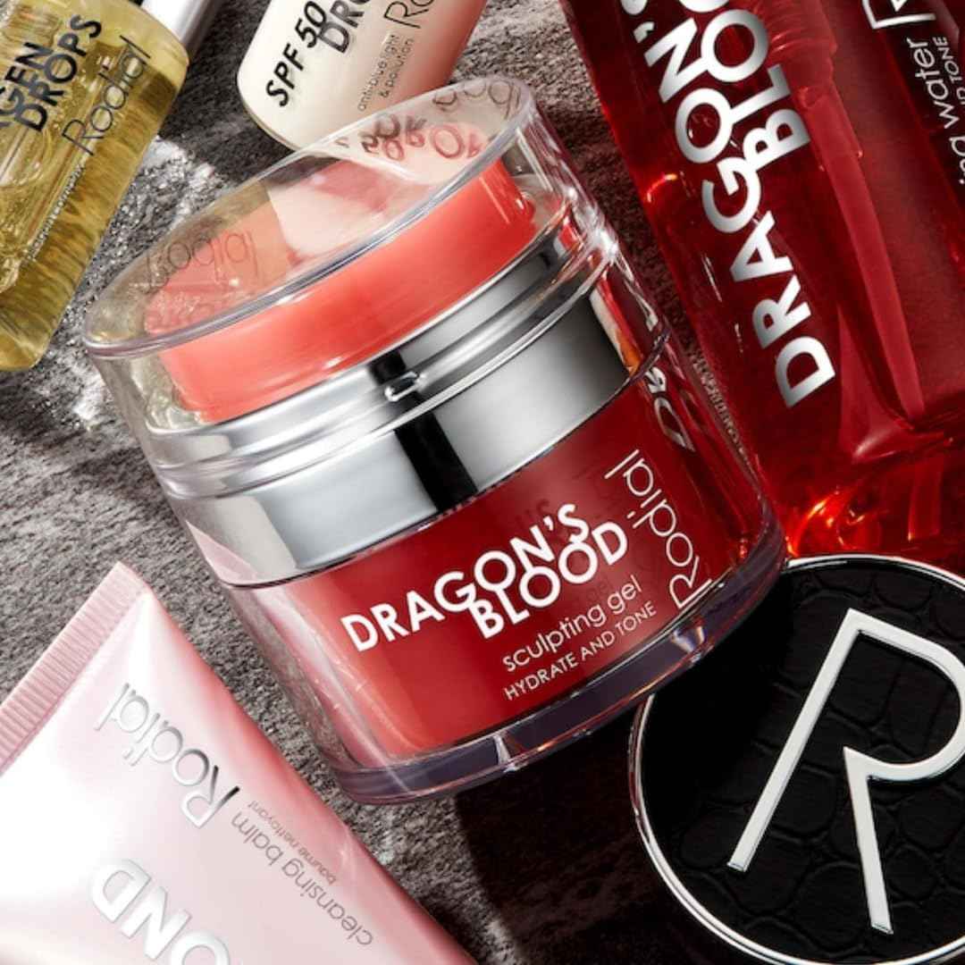 Rodial Dragon's Blood Sculpting Gel 0.3 fl oz - Rejuvenating, Ultra-Hydrating Face Cream - Refreshing Gel/Cream Formula - Triple Action Collagen Formula for a Firmer, Tighter and Smoother Skin Look