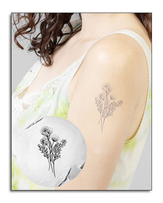 Inkbox Temporary Tattoo - Semi-Permanent, Water-Resistant and Long Lasting Tattoos - Plant Based, Skin Safe - For Adult & Teens, Men & Women (Take Heart)