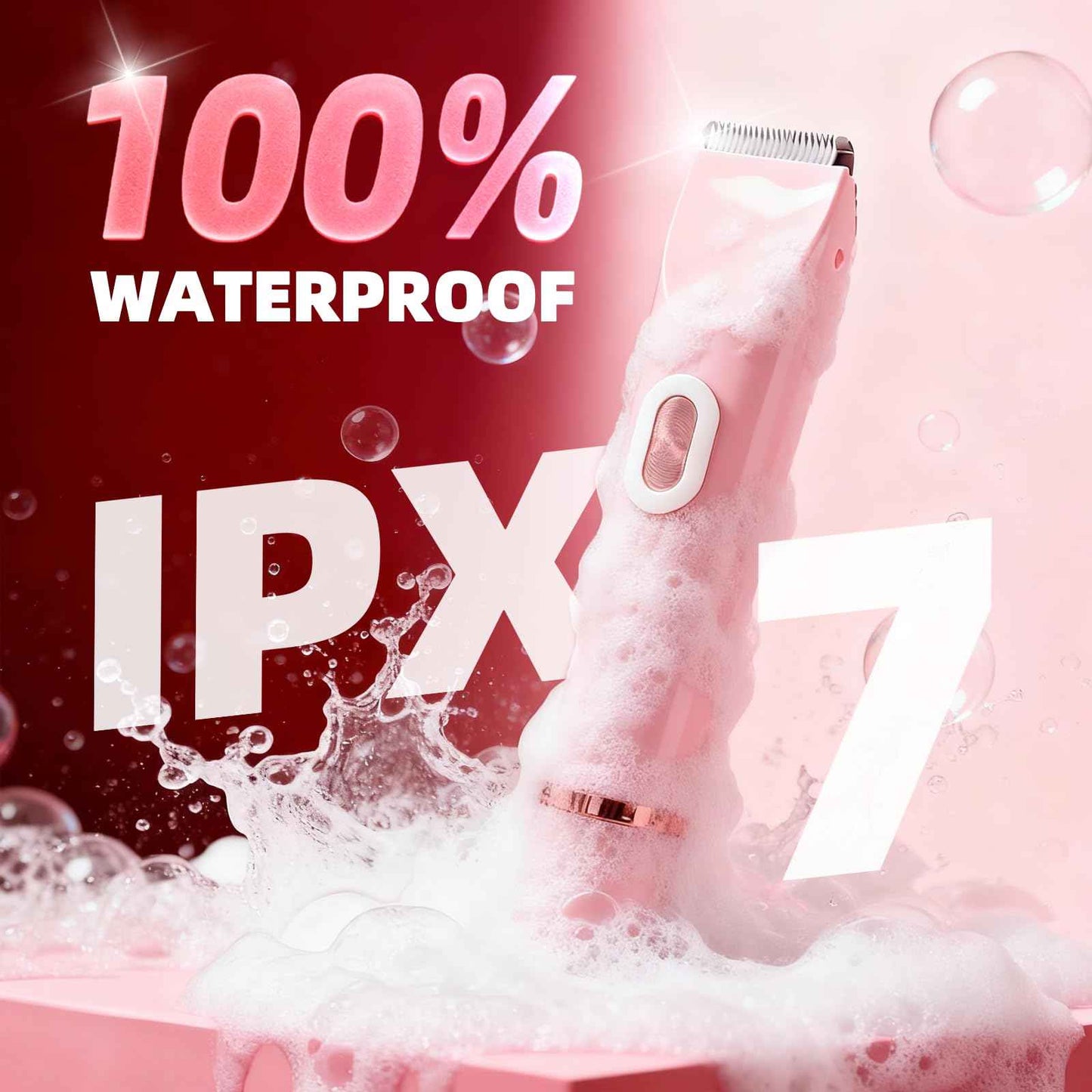 VELOZ Bikini Trimmer for Women Dual Head - IPX7 Waterproof & Painless Electric Razors for Women Bikini Line, Legs, Underarms, Face - Portable Cordless Shaver | Ideal Christmas Gift for Her