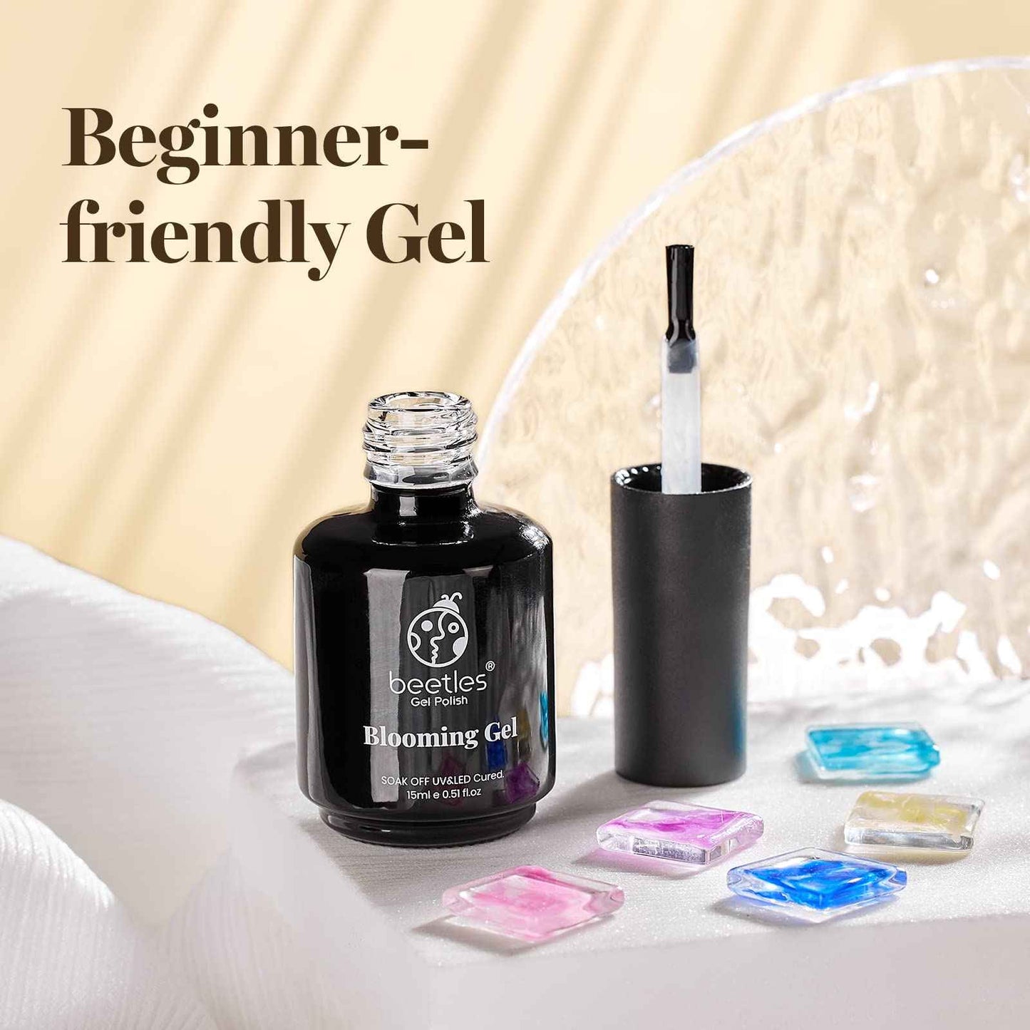 Beetles 20 Pcs Gel Nail Polish Kit-Fall Winter Red Gel Polish Set Gray Green Soak Off Uv Nail Lamp with Beetles Nail Blooming Gel 15ml Clear Uv Led Soak off Nail Gel Diy Nail Art Design Manicure