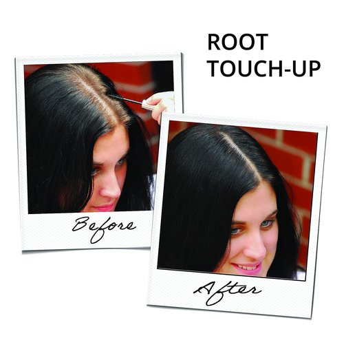 Root touch up, temporary hair color to cover gray hairlines, eyebrows, Mustache & Beards Greyfree 2 PACK (DARK BLONDE)