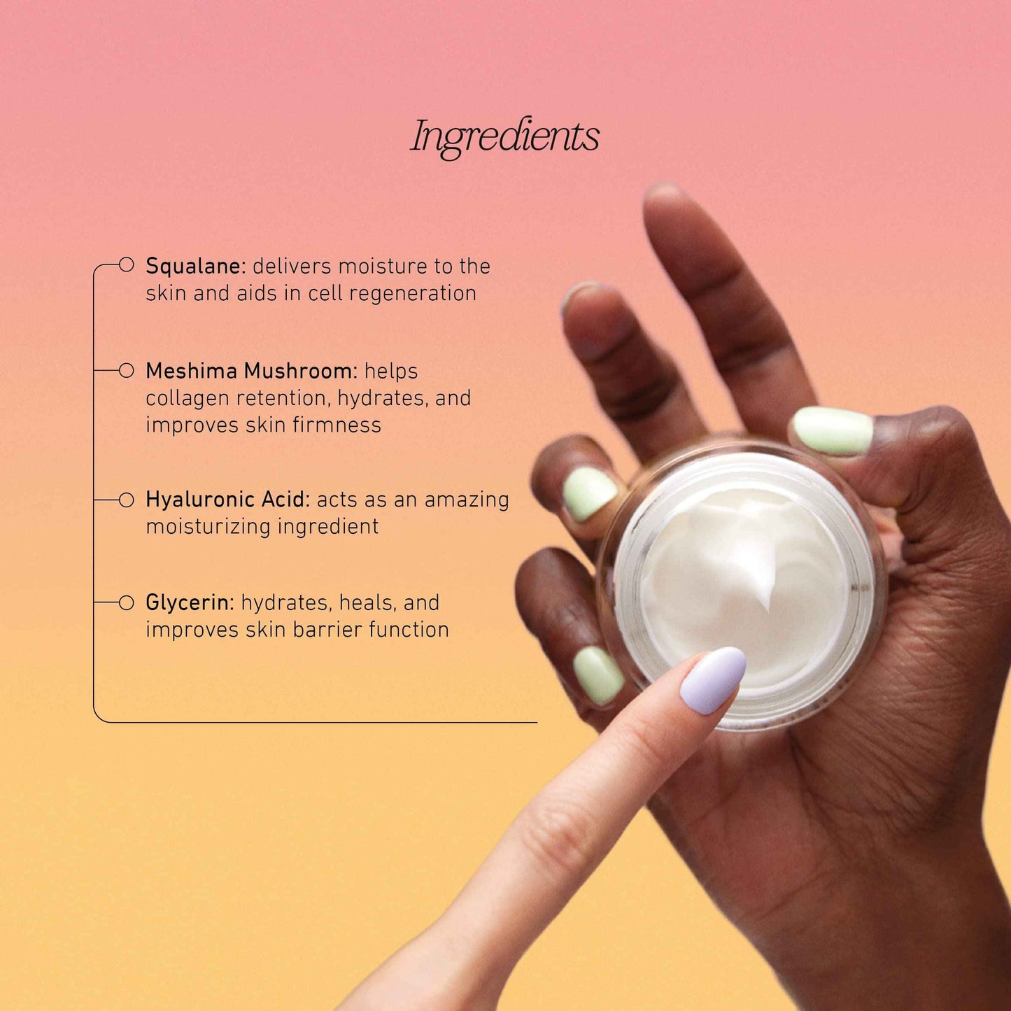 good light Order of the Eclipse Hyaluronic Face Cream. Hydrating Facial Moisturizer & Overnight Face Lotion With Hyaluronic Acid For Dry & Sensitive Skin. Vegan Korean Skin Care, 1.69 Fl. Oz.