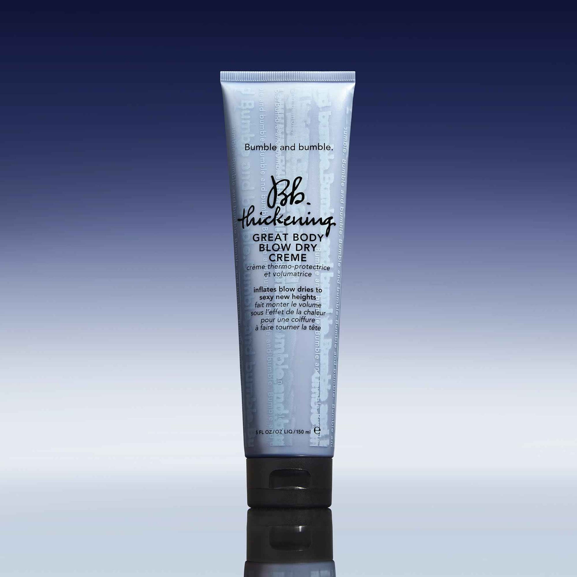 Bumble and bumble. Thickening Great Body Volumizing Blow Dry Cream | Heat Protection | Volume Blowouts for Fine to Medium Hair | Wavy, Straight, 5 Fl Oz
