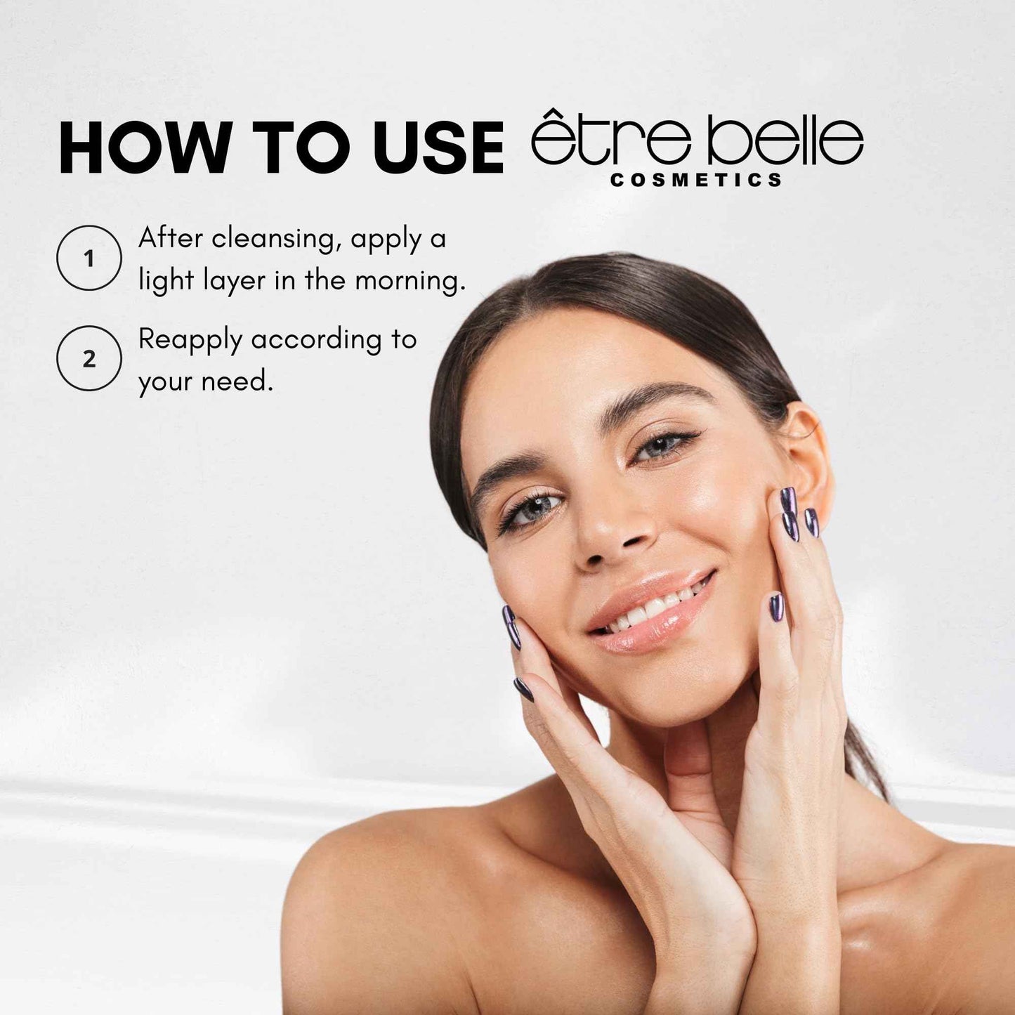 être belle Cosmetics Hyaluronic Tinted Moisturizing Cream, Skin Care for Women with Hyaluronic Acid, Vitamin E & Grape Seed Oil, Long Lasting, Natural Coverage, for All Skin Types, 30 mL