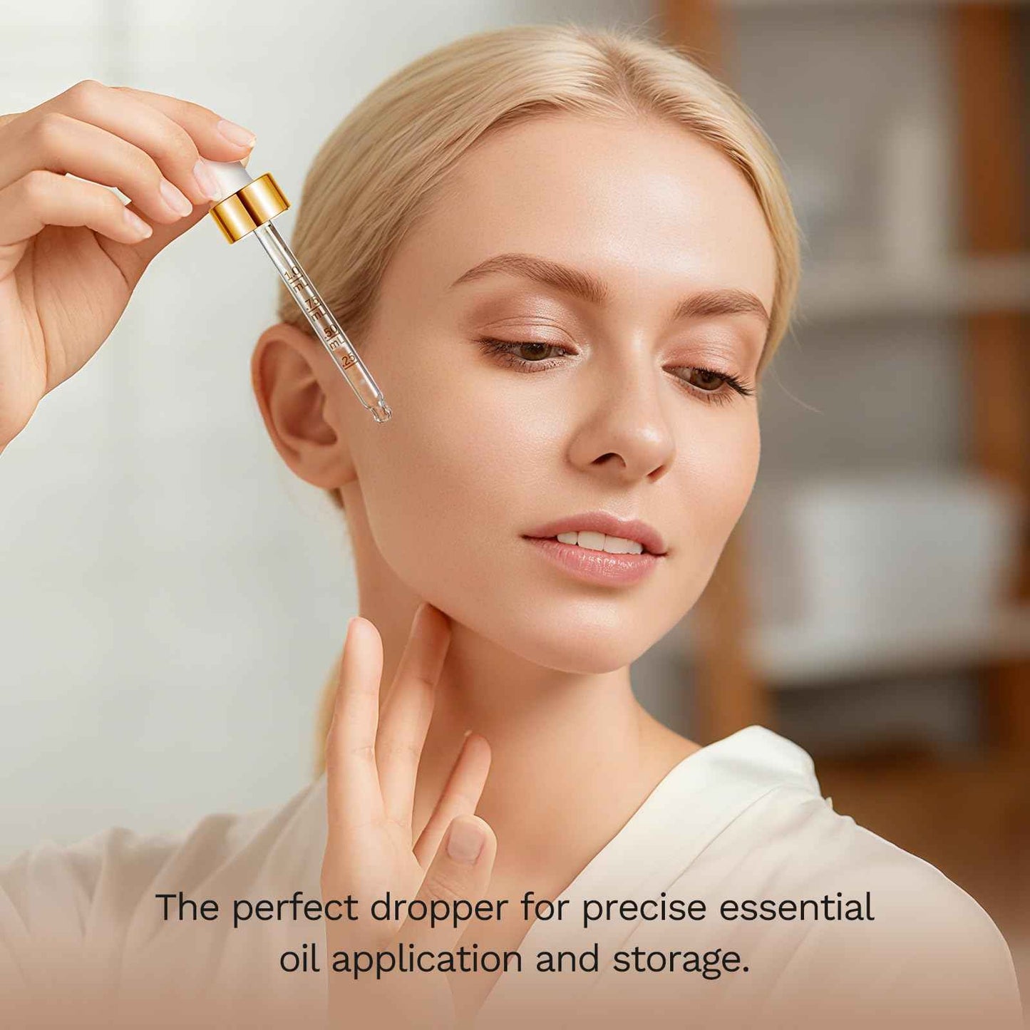 Bumobum 1 oz Dropper Bottle, Pink Glass Dropper Bottle with Glass Measured Dropper & Golden Cap, Empty Eye Tincture Bottles with Funnel & Labels for Essential Oils Serums Tavel Liquids, 4 Pack